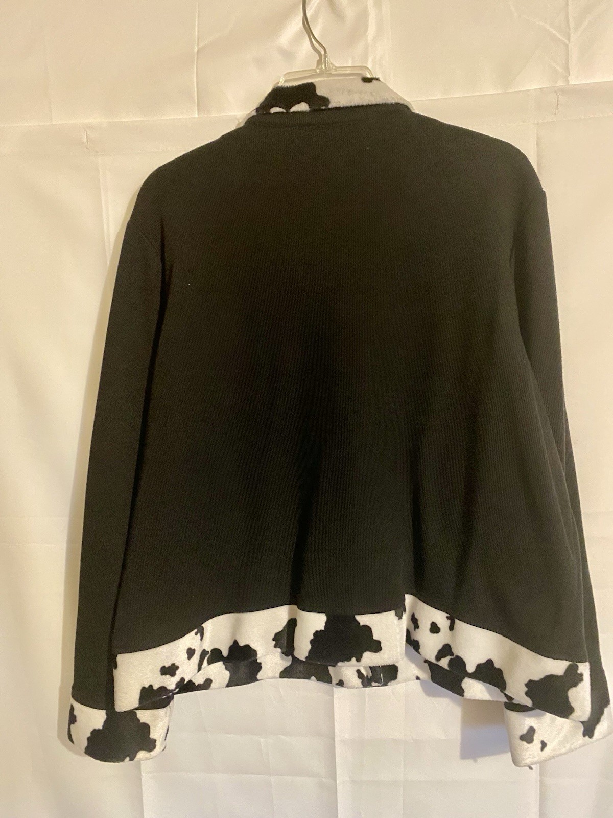 Steven Ross Naturally Black and White Women’s Pattern Blazer Button Up Size XL