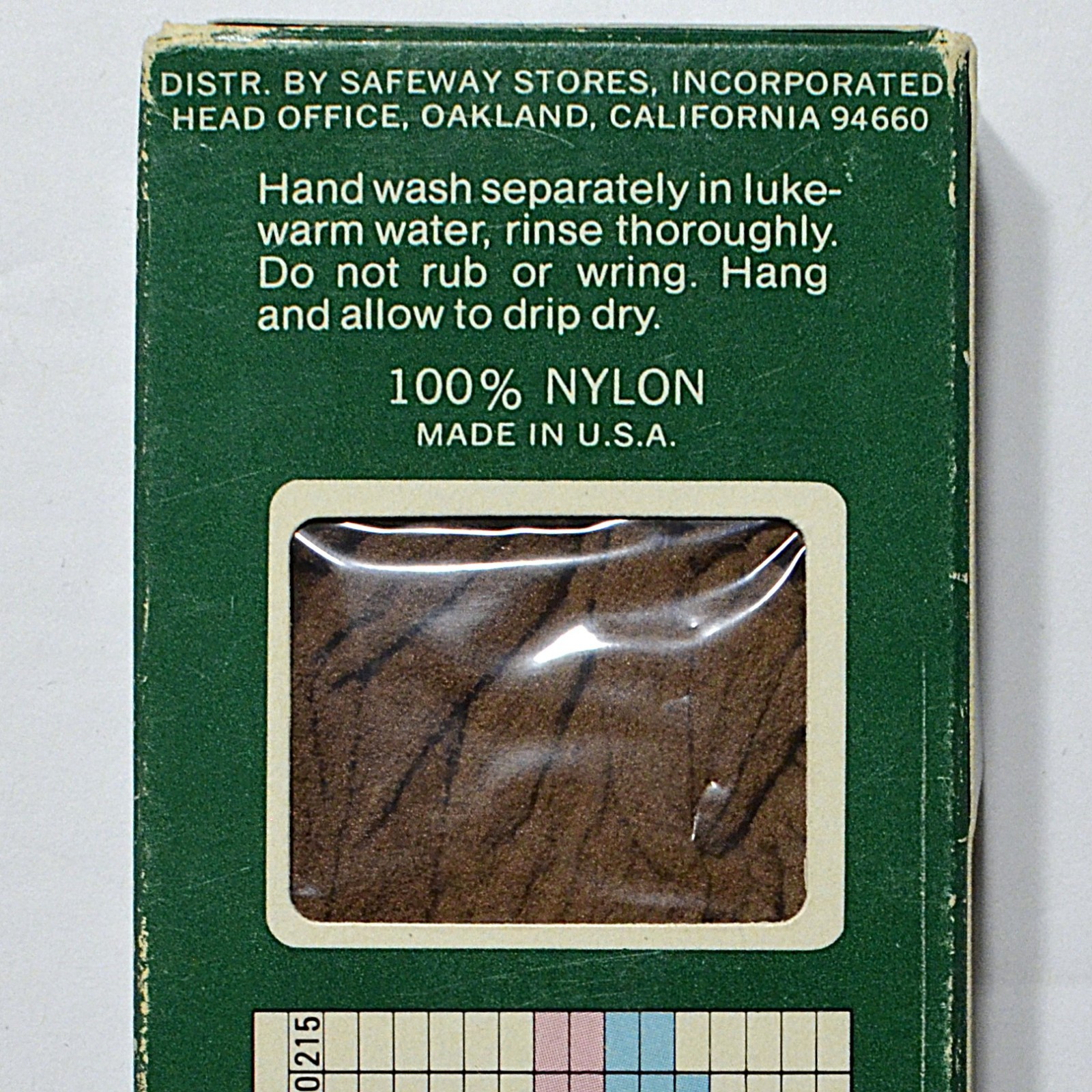 Safeway All Purpose Perfect Fit Panty Hose 1 PR No Size Sealed Green Package NOS