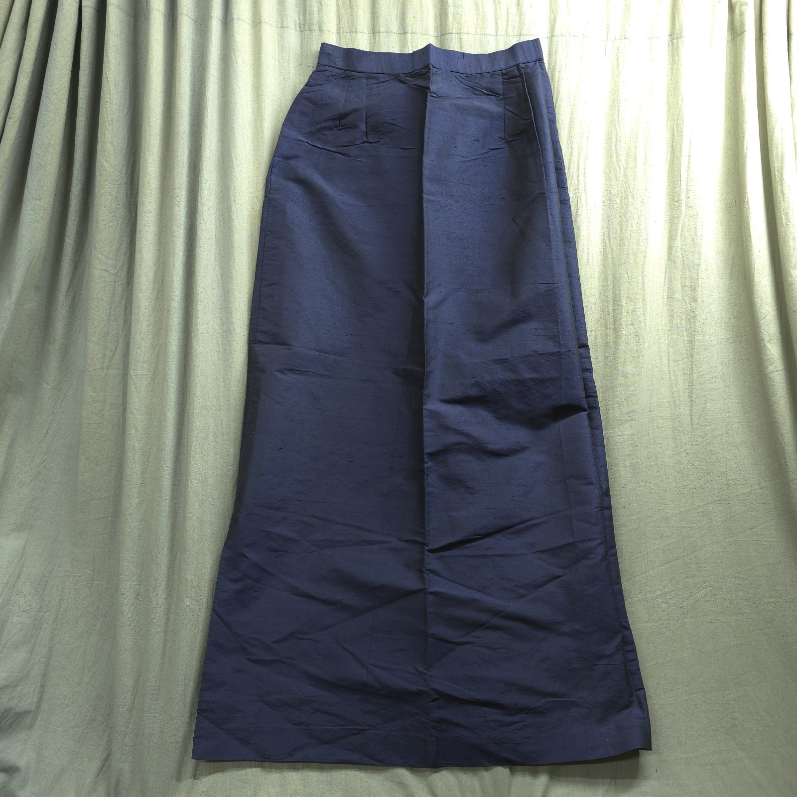 Vtg THAI SILK 3 pc Set Long Skirt, Long Sleeve Blouse, & Pants Gold, Red, & Blue