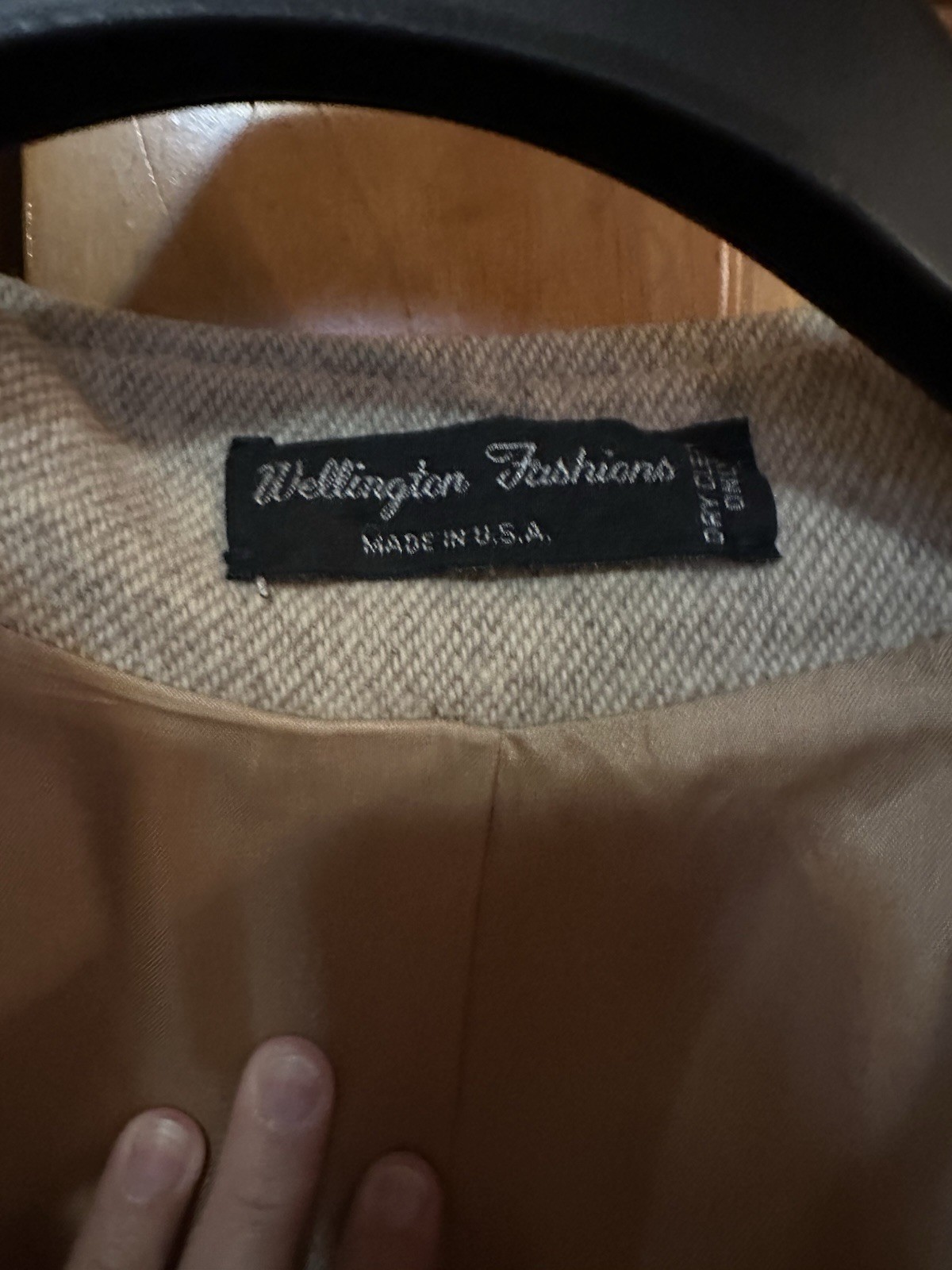 Vintage Wellington Fashions Women’s Heavy Coat Jacket Made In USA
