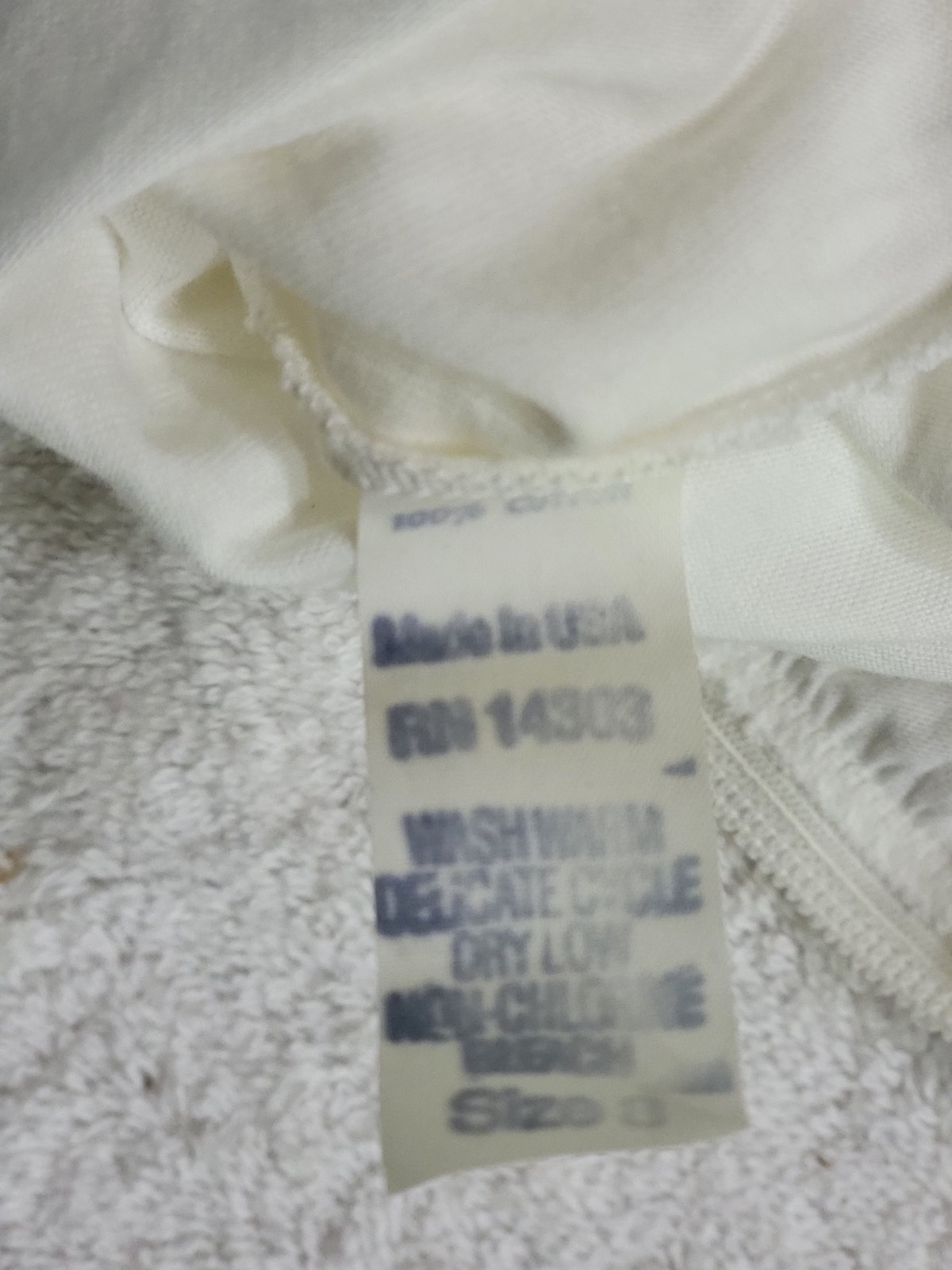 NWT Vintage Lady Camille Full Cut Brief Granny Panties White 100% Cotton 8 USA