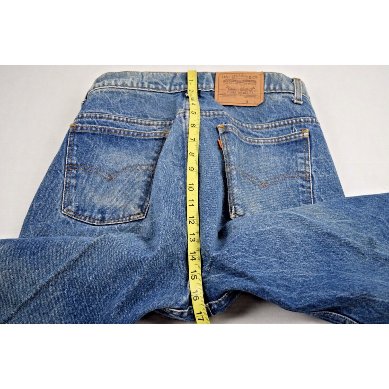Vintage Levis 517 Jeans 36 x 29 80s Boot Cut 20517 0217 Orange Tab Made USA 1986