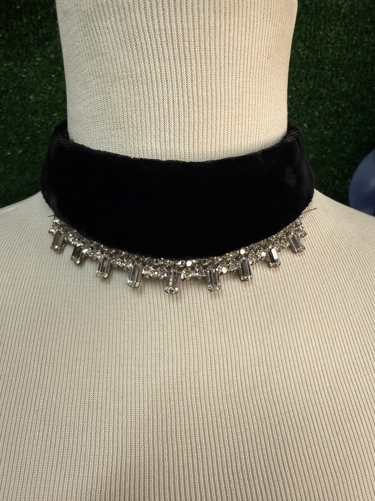 Susan Roselli For Vijack Vintage Black Velvet Choker Dress Fits Like A Medium