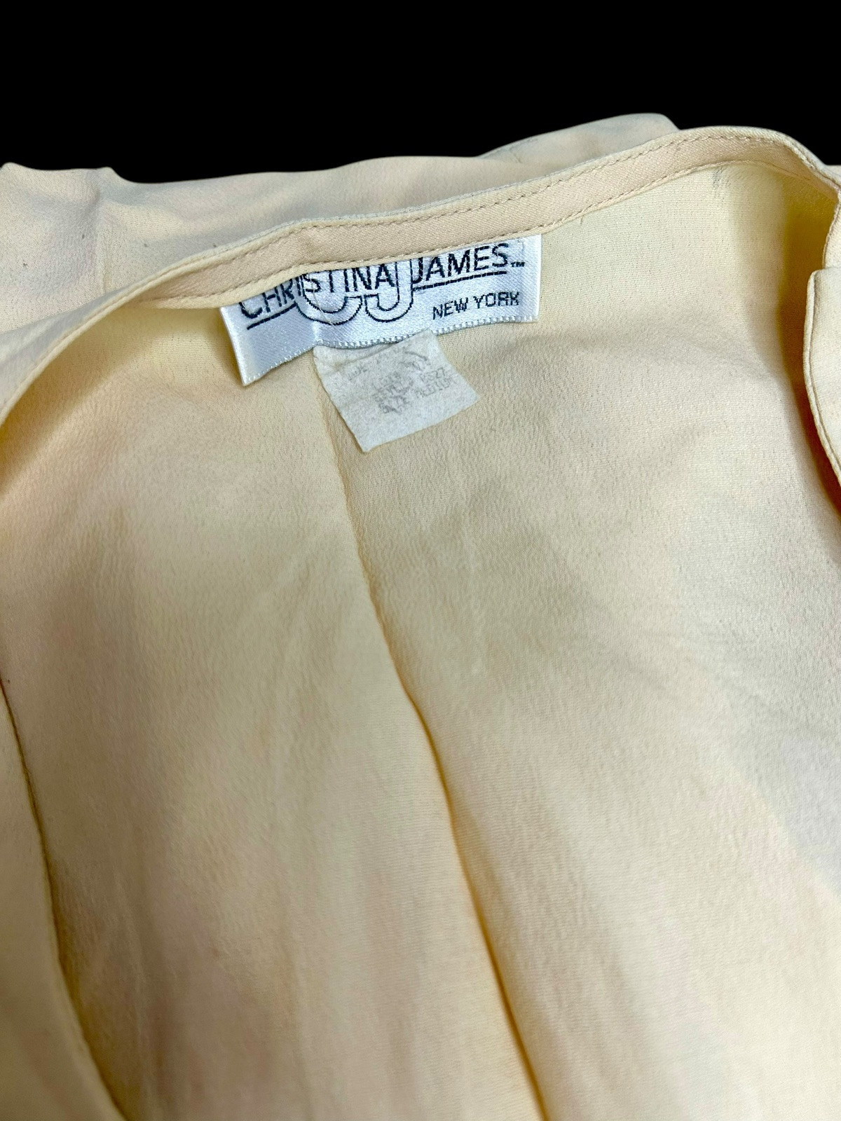 Vintage Christina James 2pc Skirt & Vest Outfit Women’s Sz Medium
