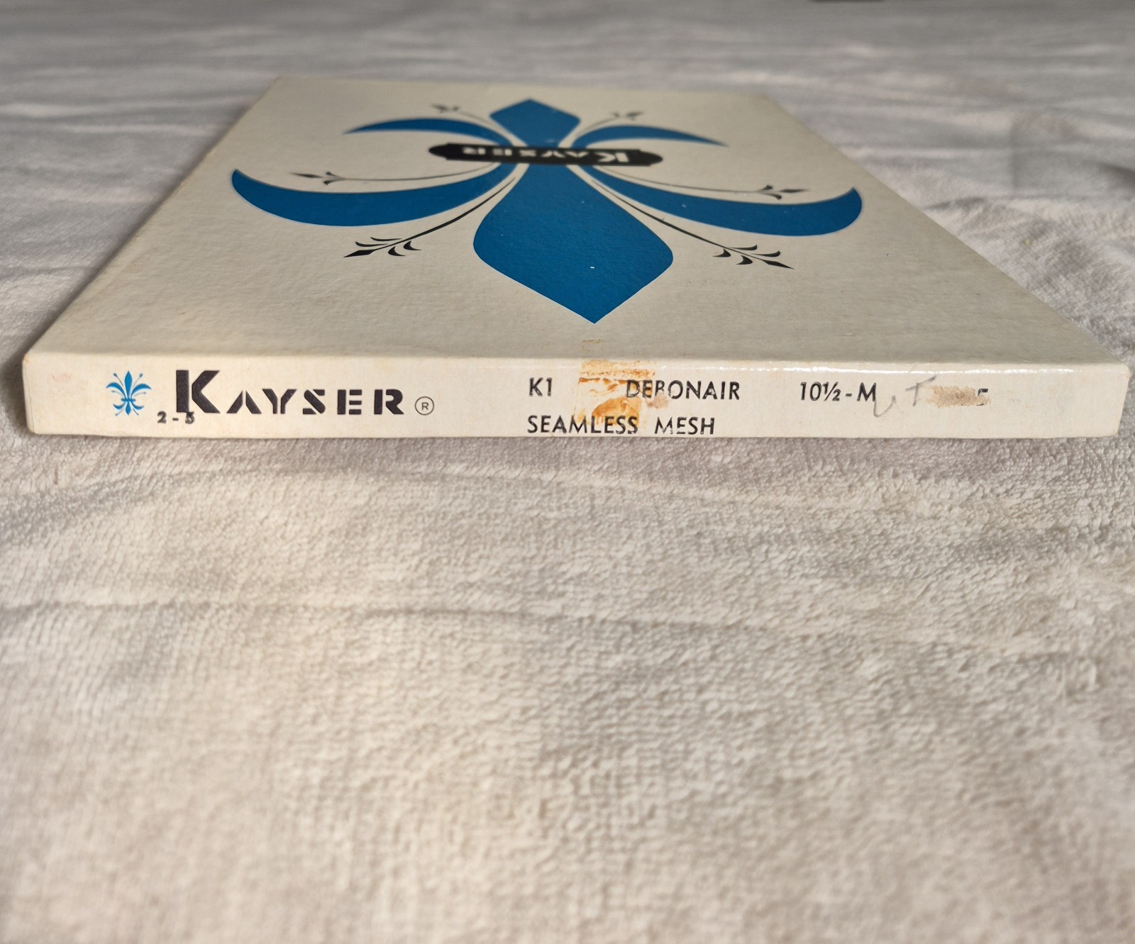 Vintage Kayser 1 Pair K1 Debonair Seamless Mesh Stockings 10 1/2-M RHT