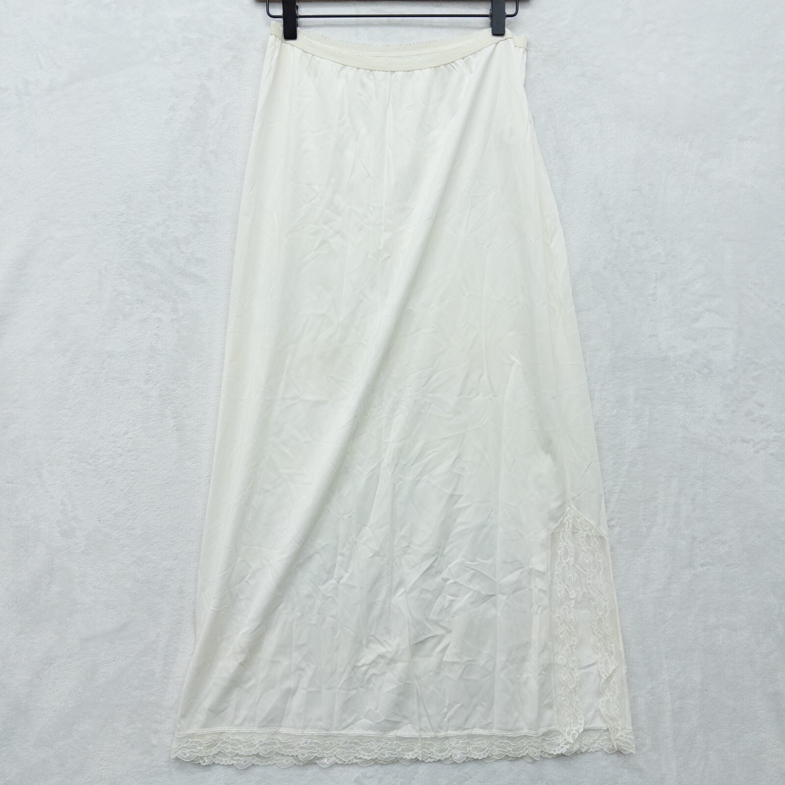 Vintage Velrose Lingerie slit bottom lace skirt size med 25-27” NEW
