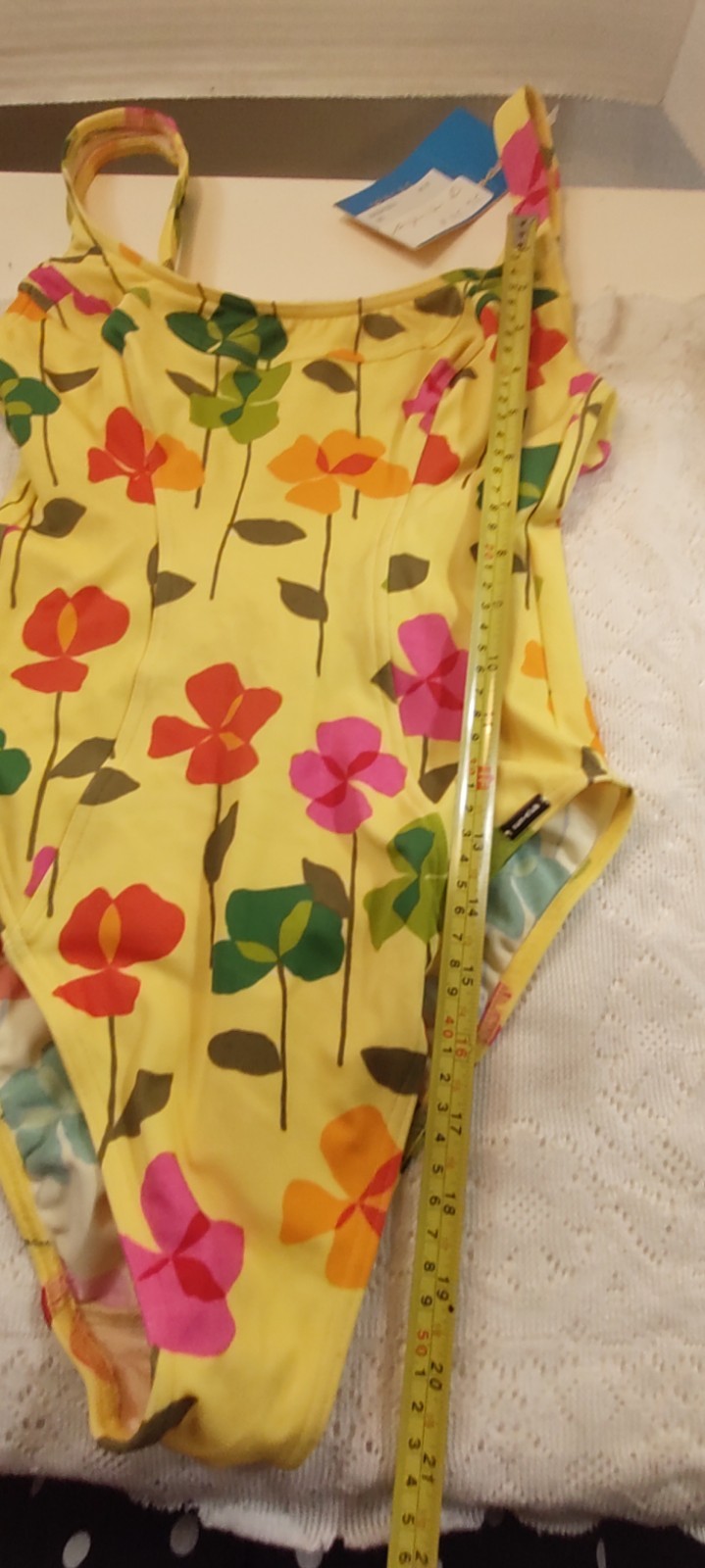 Vintage Sun Fun By Ari Size 12-B Y2K Vibrant Colored Flowers Cheeky Bottom
