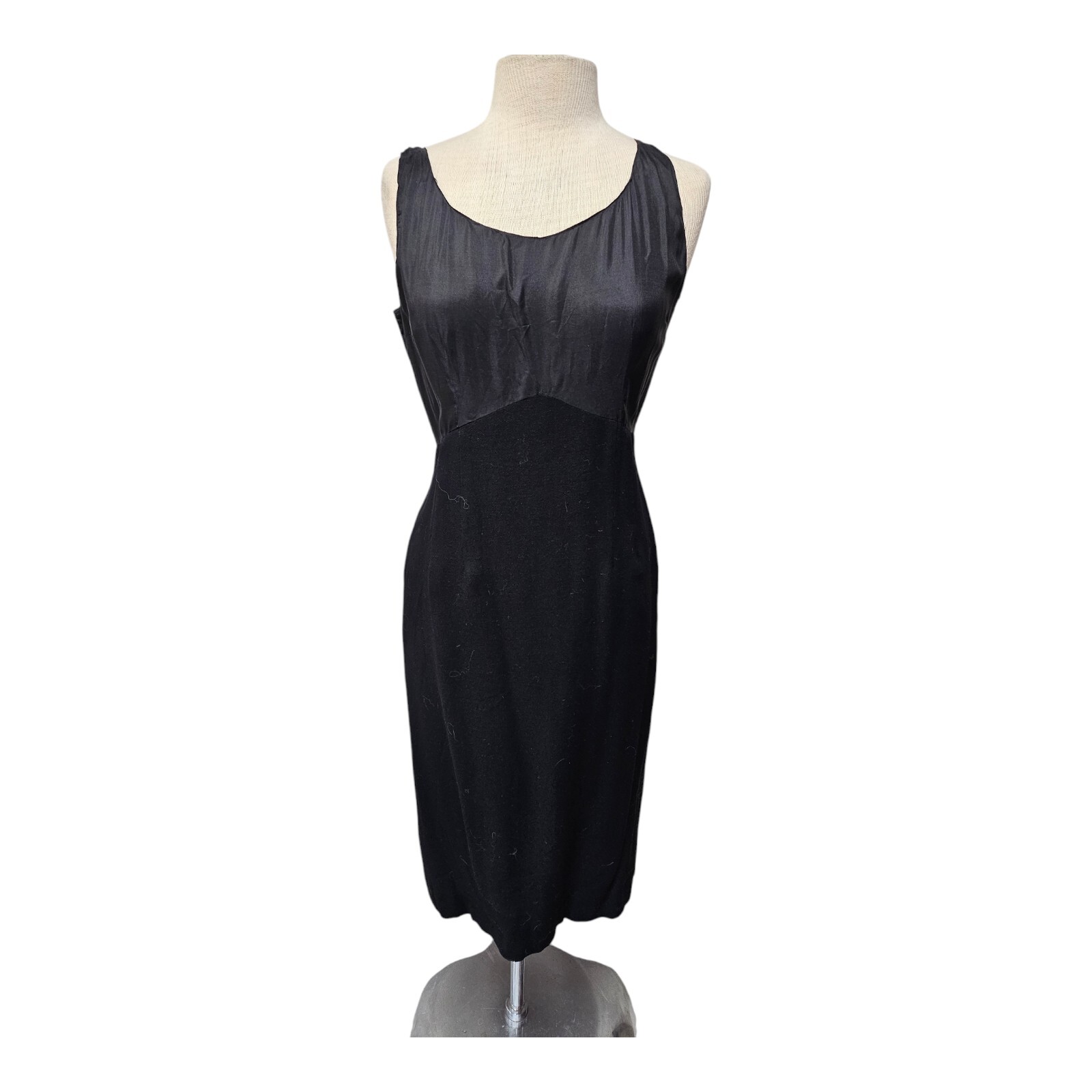Antique 1920’s 30s Black 2 Piece Shift Dress & Jacket Flapper Style S/M