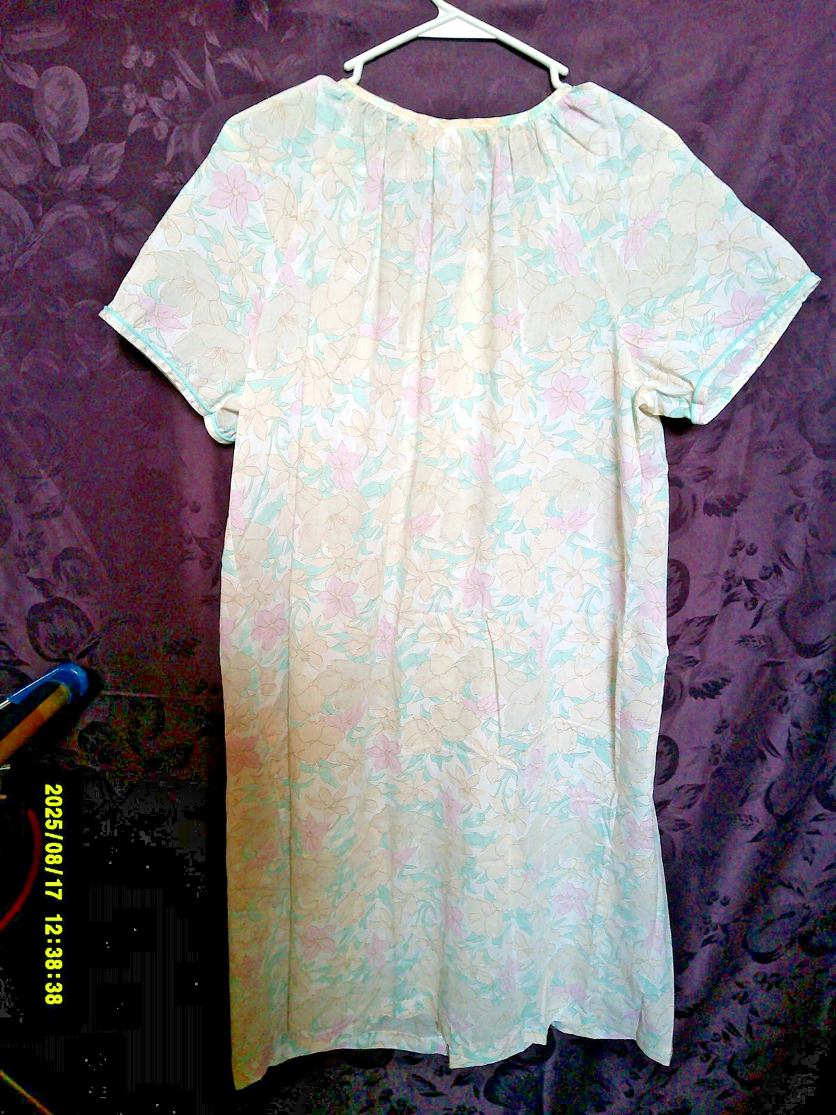 vintage carriage court by sears snap front house dress size 16-18