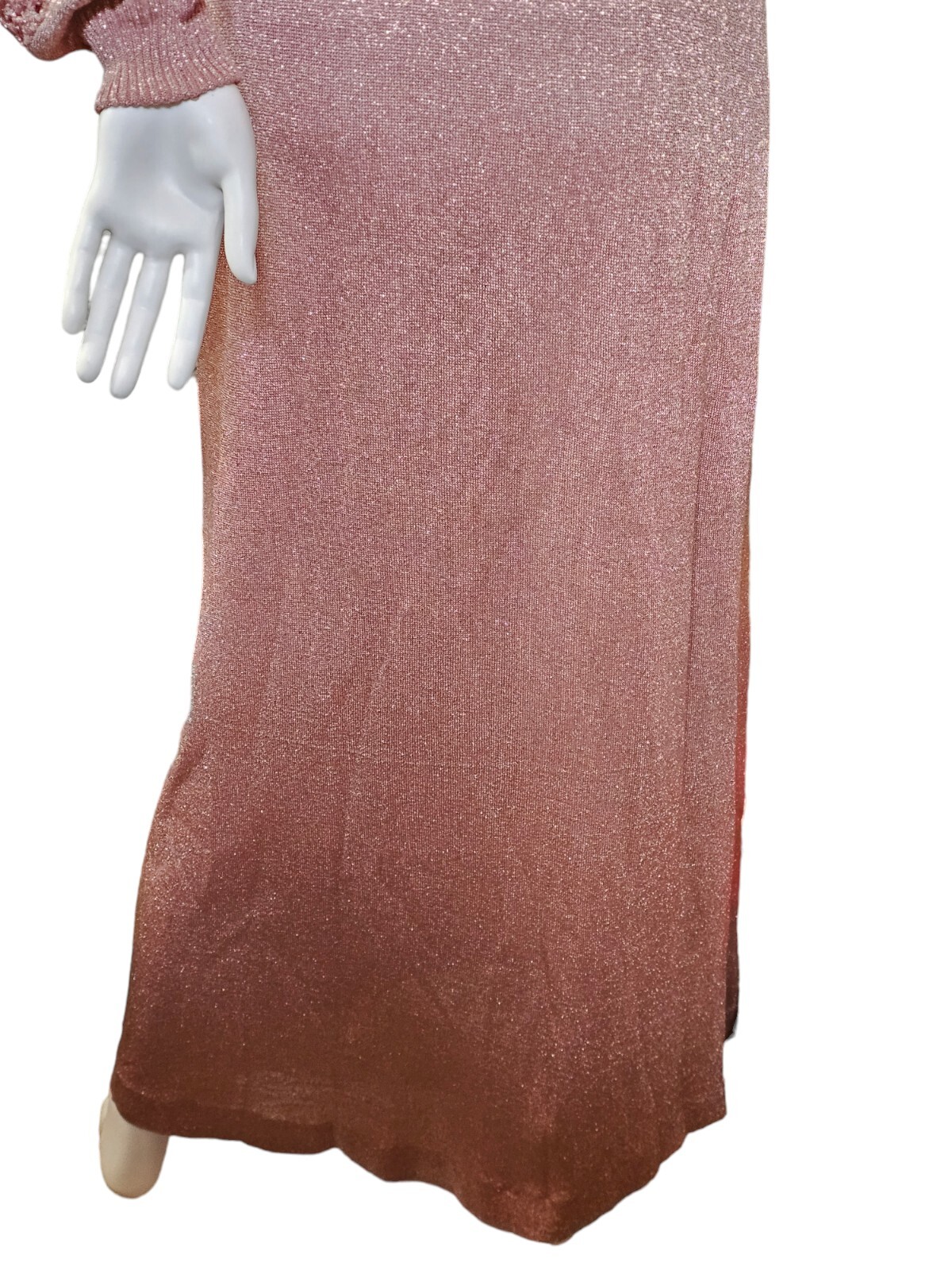 Vintage 70’s Wenjilli Knit Maxi Dress Size 11/12