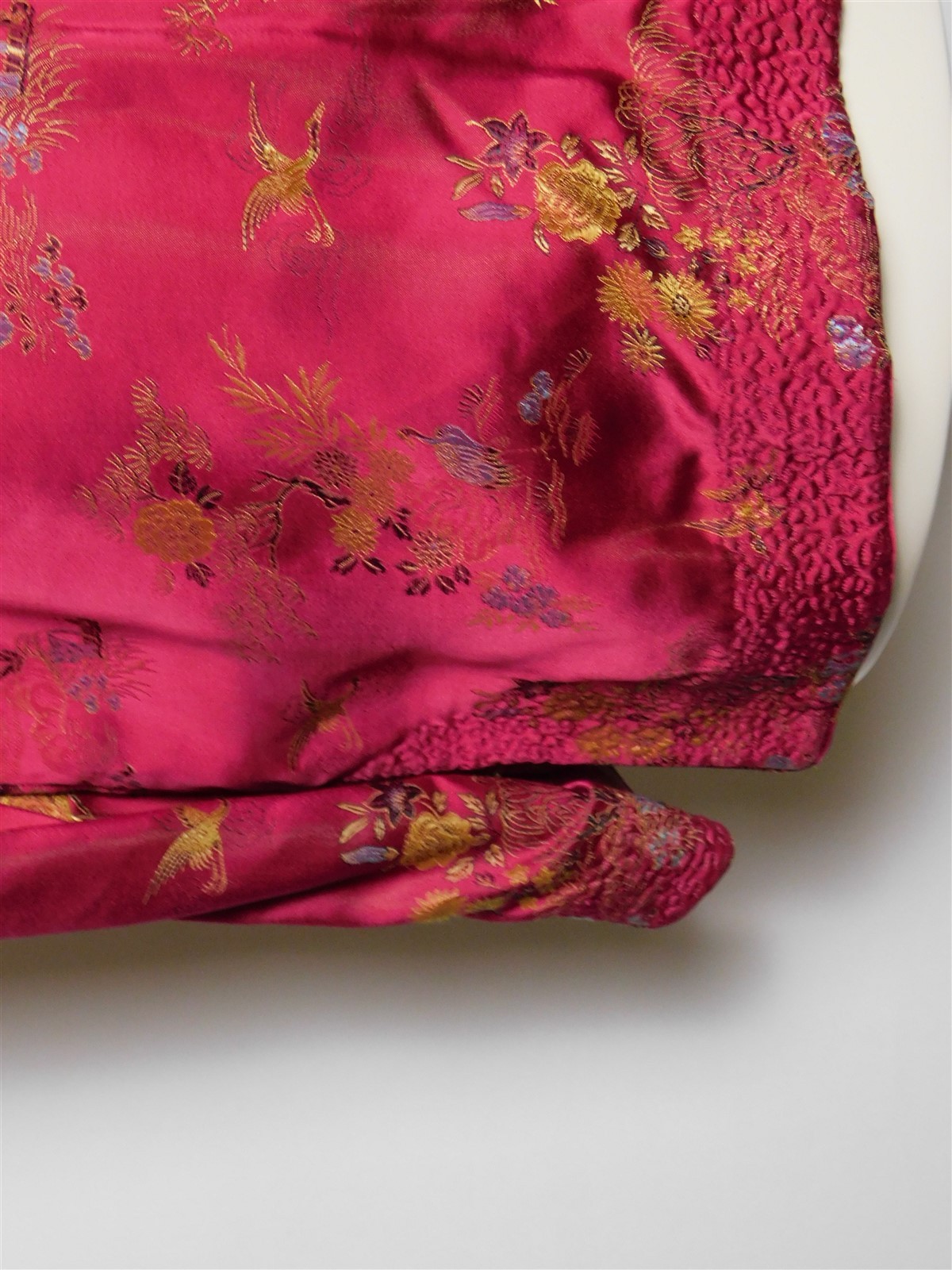 Vintage 1960s Women’s Reversible Qipao Button Silk Chinese Embellished Jacket