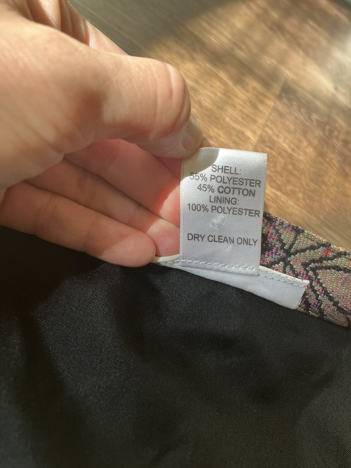 Vintage Serengeti Tapestry Jacket Quilted Colorful Abstract Mandarin Collar L