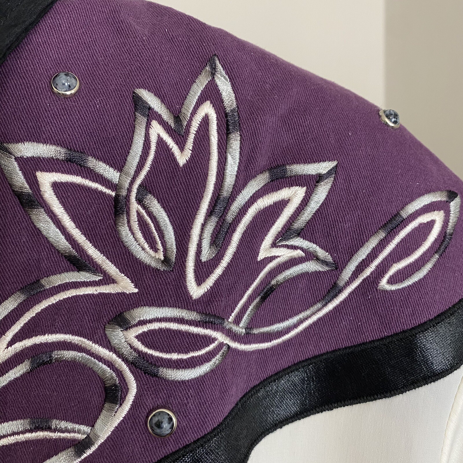 1849 Authentic Ranchwear Vintage Women Embroidery Rodeo Western Sz S (Comp V)