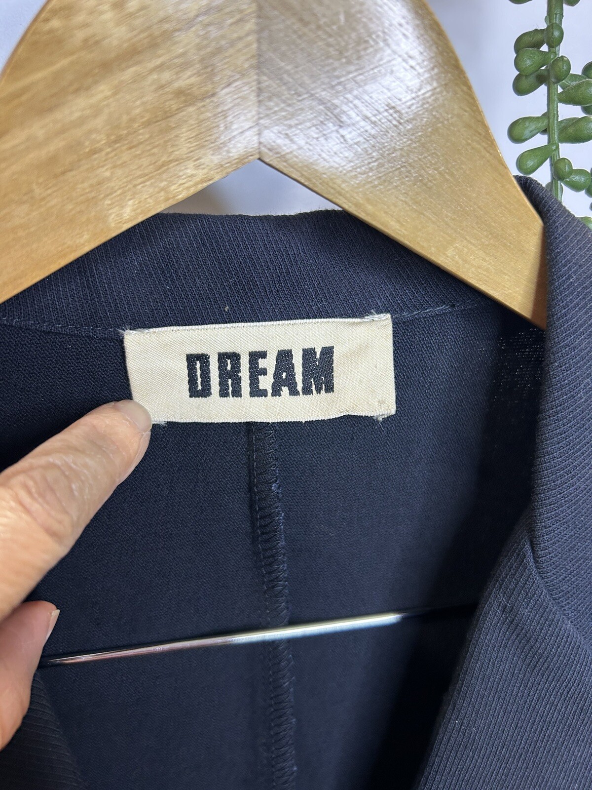 Dream Structured Overlapped Tuxedo Dress Black 70% Viscosa 30% Wool
