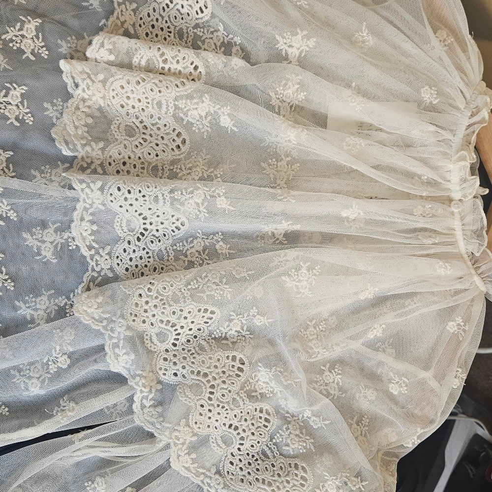 NWT Town Country Lace Prairie Set XL Victorian Bridal Western Bride Cottagecore