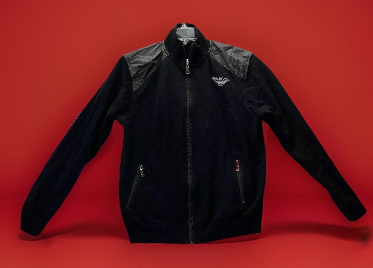 GIORGIO ARMANI Vintage 1973 Athleisure Black Jacket Women’s Sz XXL (Make Offer)