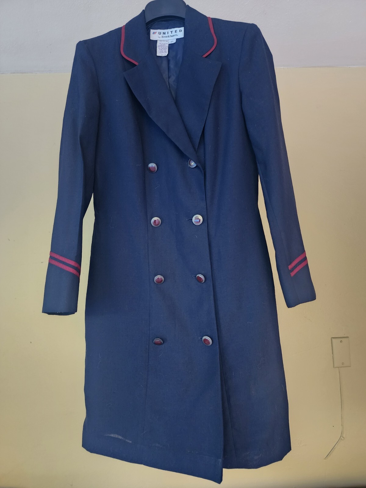United Airlines Vintage Brookhurst Flight Attendant Uniform, size 2