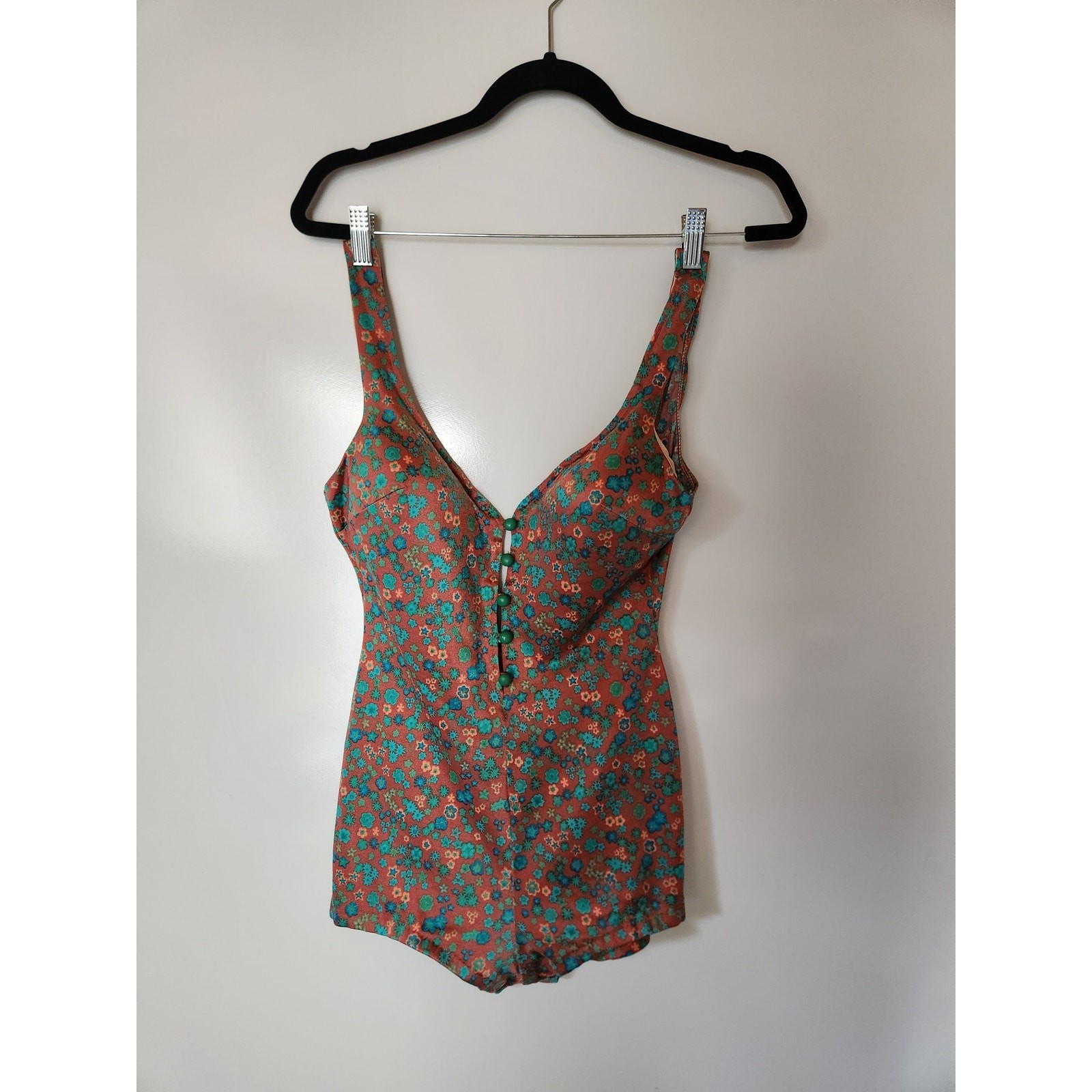 Vtg 1980 Cole of California Women’s Swim Suit Sz 14 Nylon/Spandex