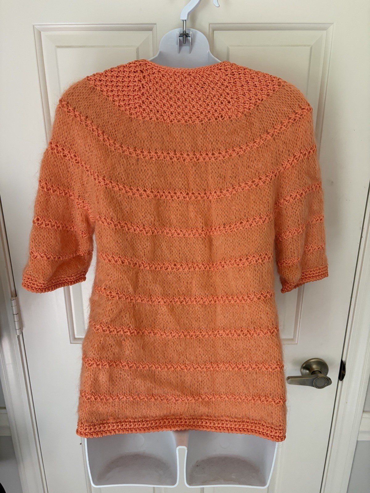 Vintage cardigan Cyn Totles Kong-Wool and Mohair-Cabled-lined Sz L
