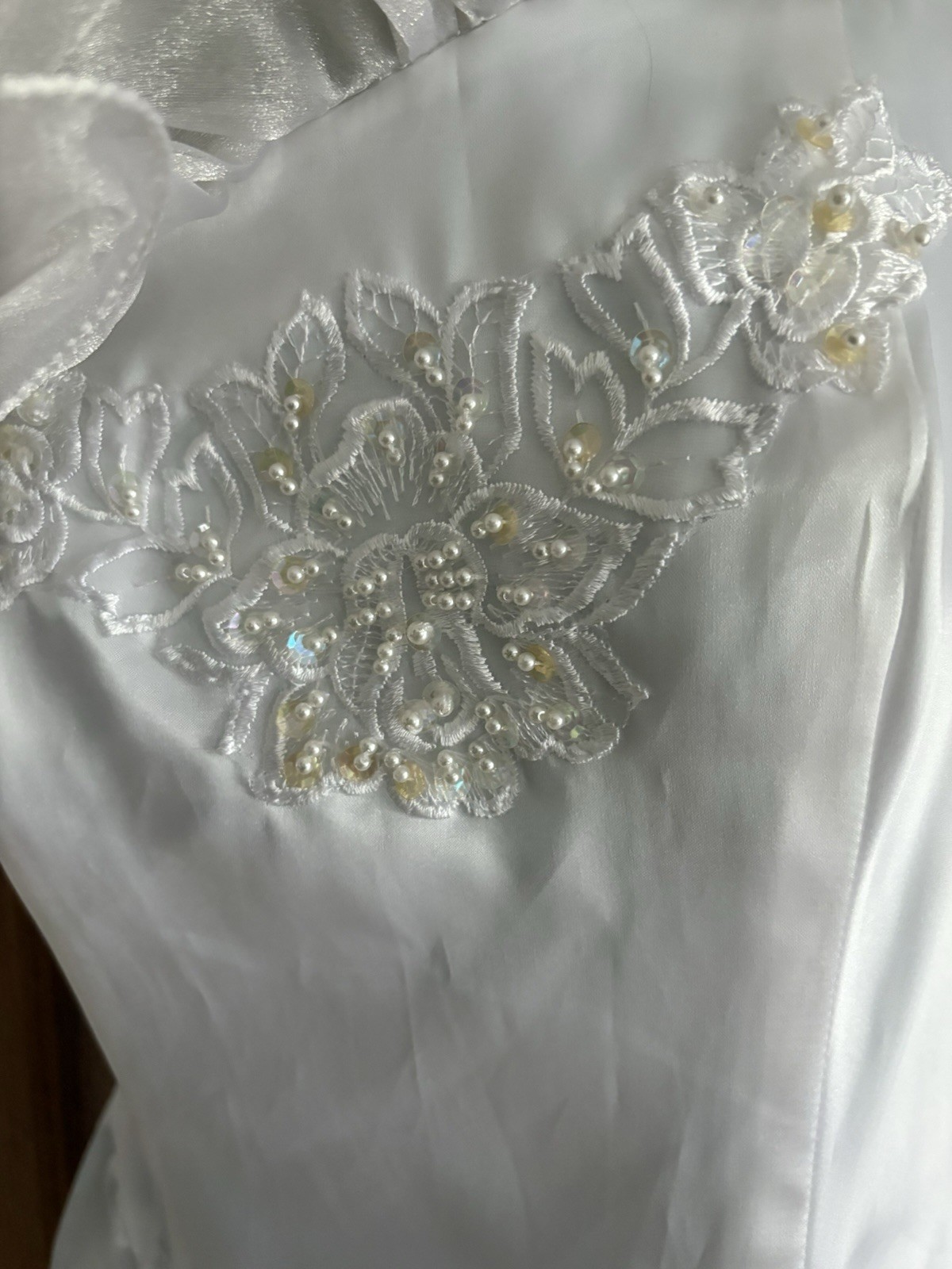 NOS DIRTY DANCING White Wedding Dress Fantasy Formals Sz 8 *read