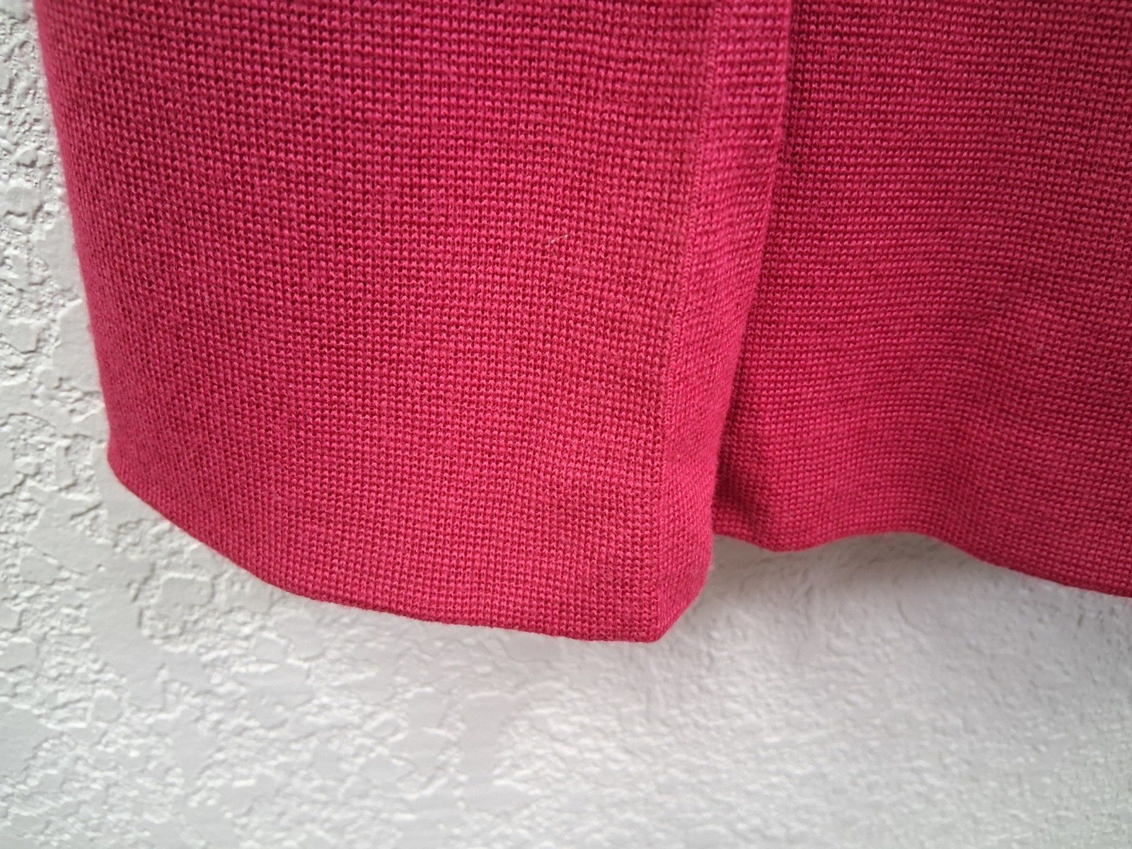 Vintage 60s Mod Dress Cranberry Red Wool Shift Pleated Dress Gino Paoli Italy 10