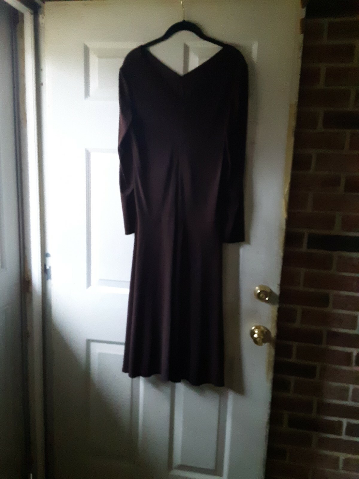 Ladies Vintage Dark Brown Dress – Sale $12