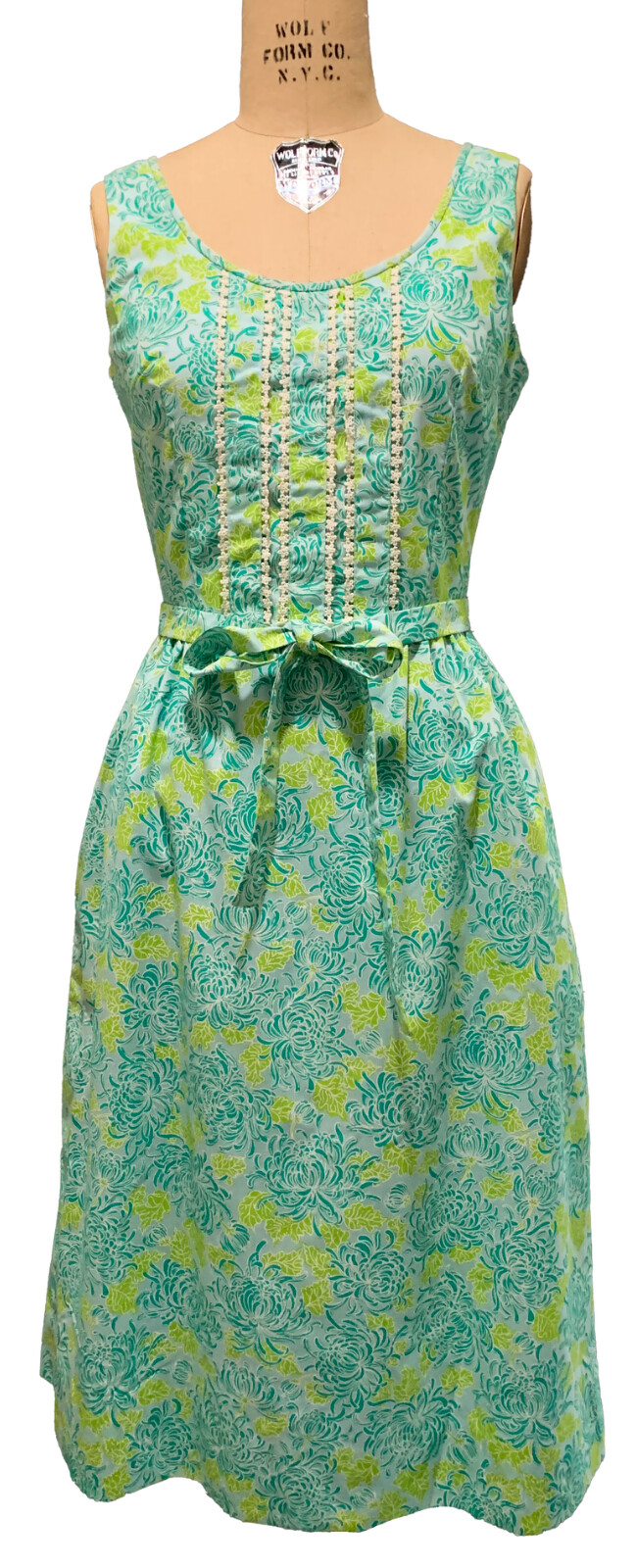 LILLY PULITZER Vintage 70’s Women’s Chrysanthemum Print Sundress – Sz S/M