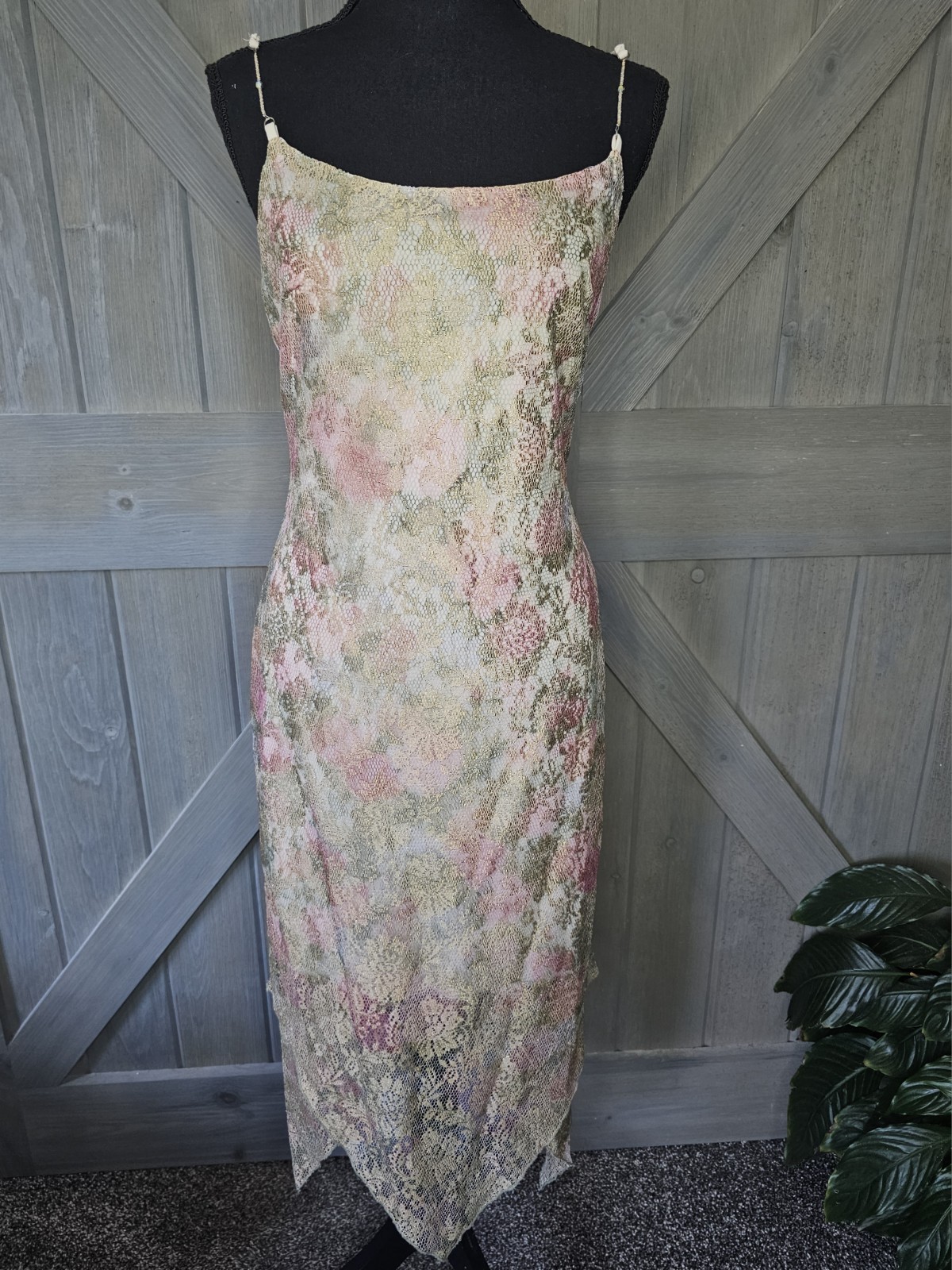 Vintage Be Smart Lace Dress sz 7/8