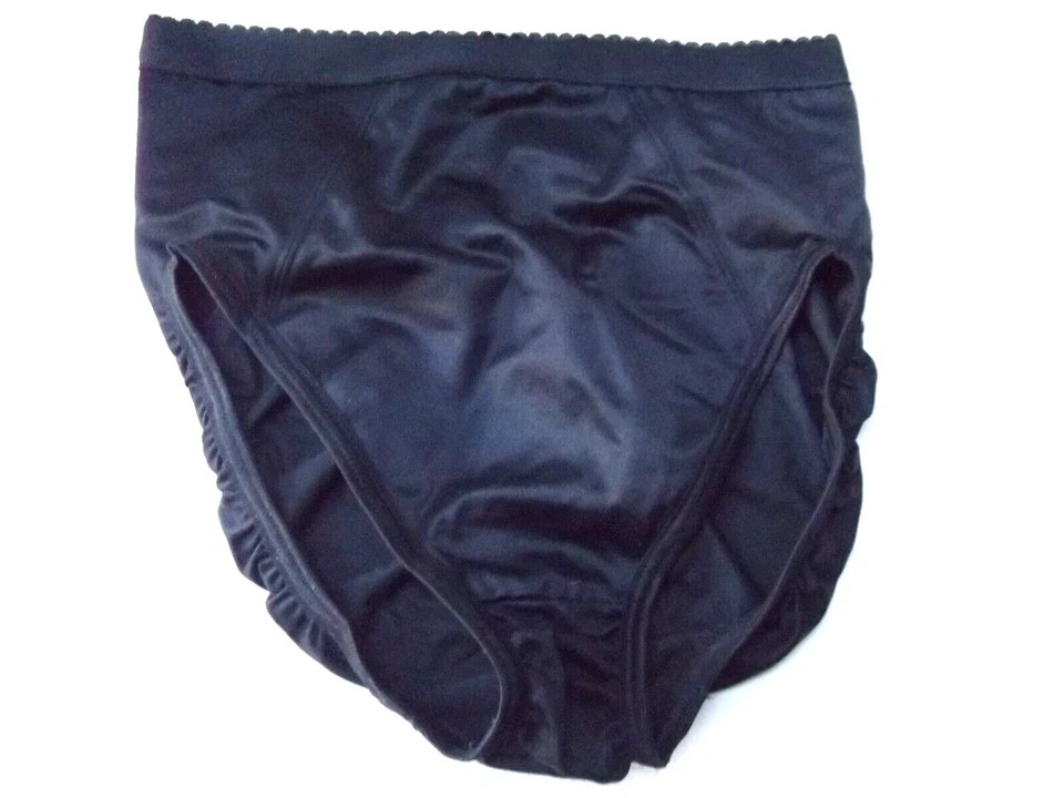 Vtg Self Expressions panty girdle lingerie L high cut leg brief bikini shaper