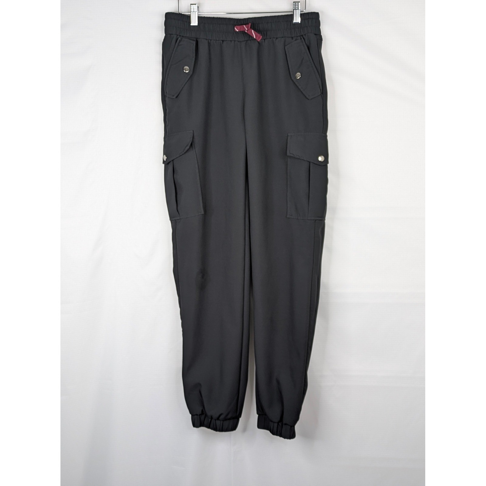 Weatherproof Vintage Cargo Jogger Pants Womens XL 18 20 Black Utility 6 Pocket