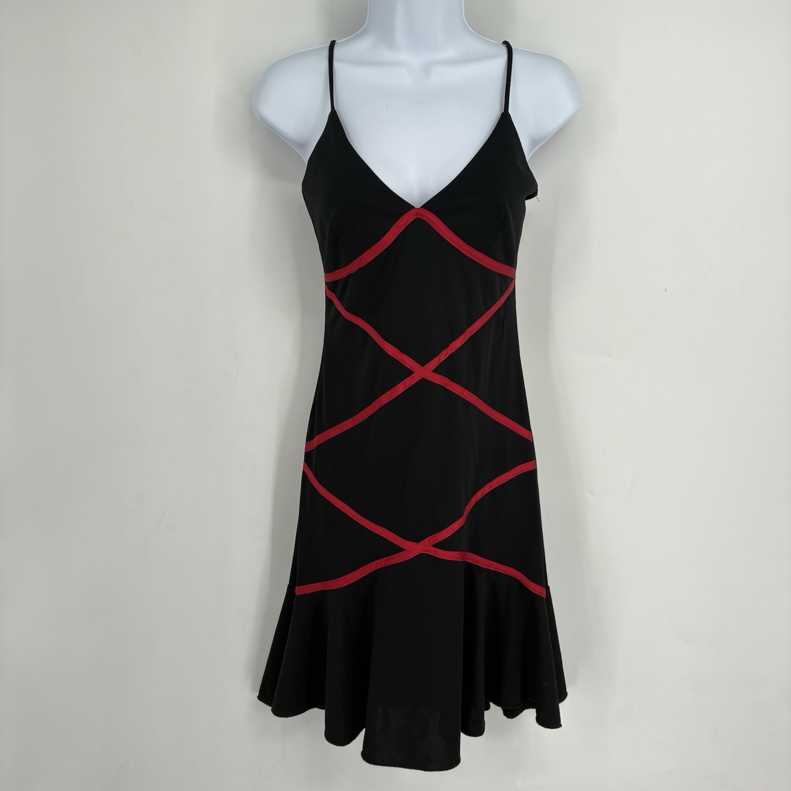 Vintage 90s Taboo Small Black Mini Dress Whimsigoth Grunge Goth Emo Punk Hoco