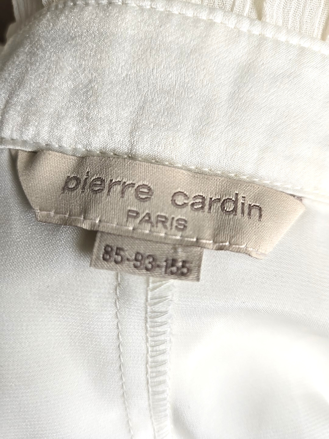 Pierre Cardin Paris Lacey Ruffle Ivory Blouse Top, Cottagecore , Prairie XS