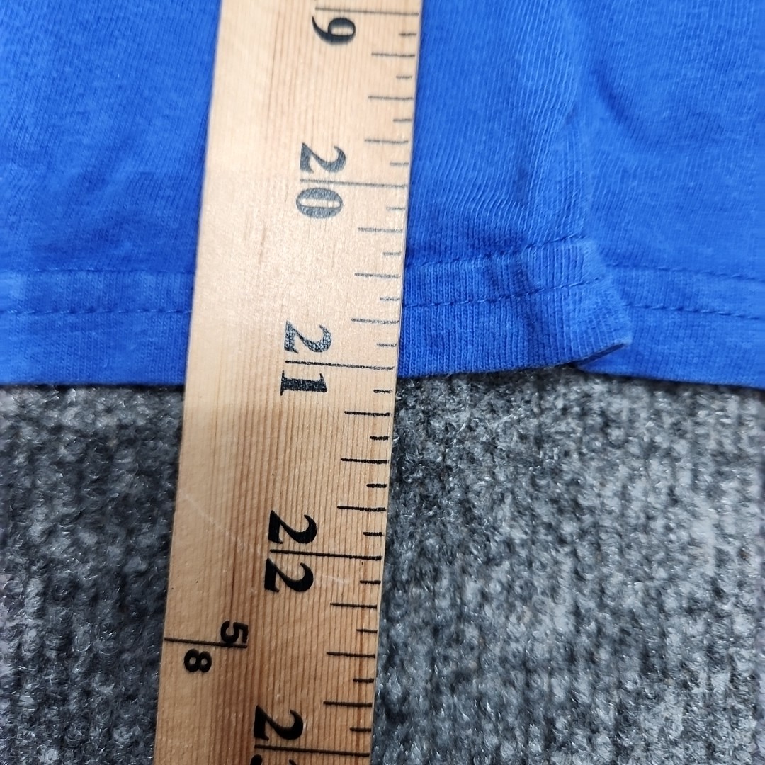 Vintage Nike Team Kentucky Women Large Blue Center Check V-Neck UK Wildcats Tee