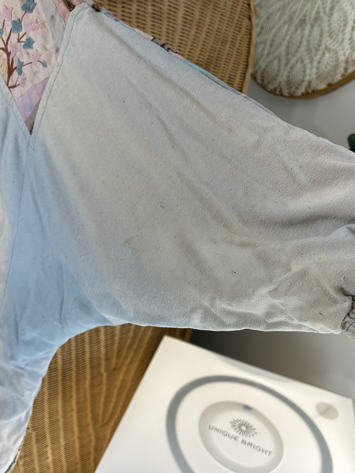 Lim’s distressed vintage jacket