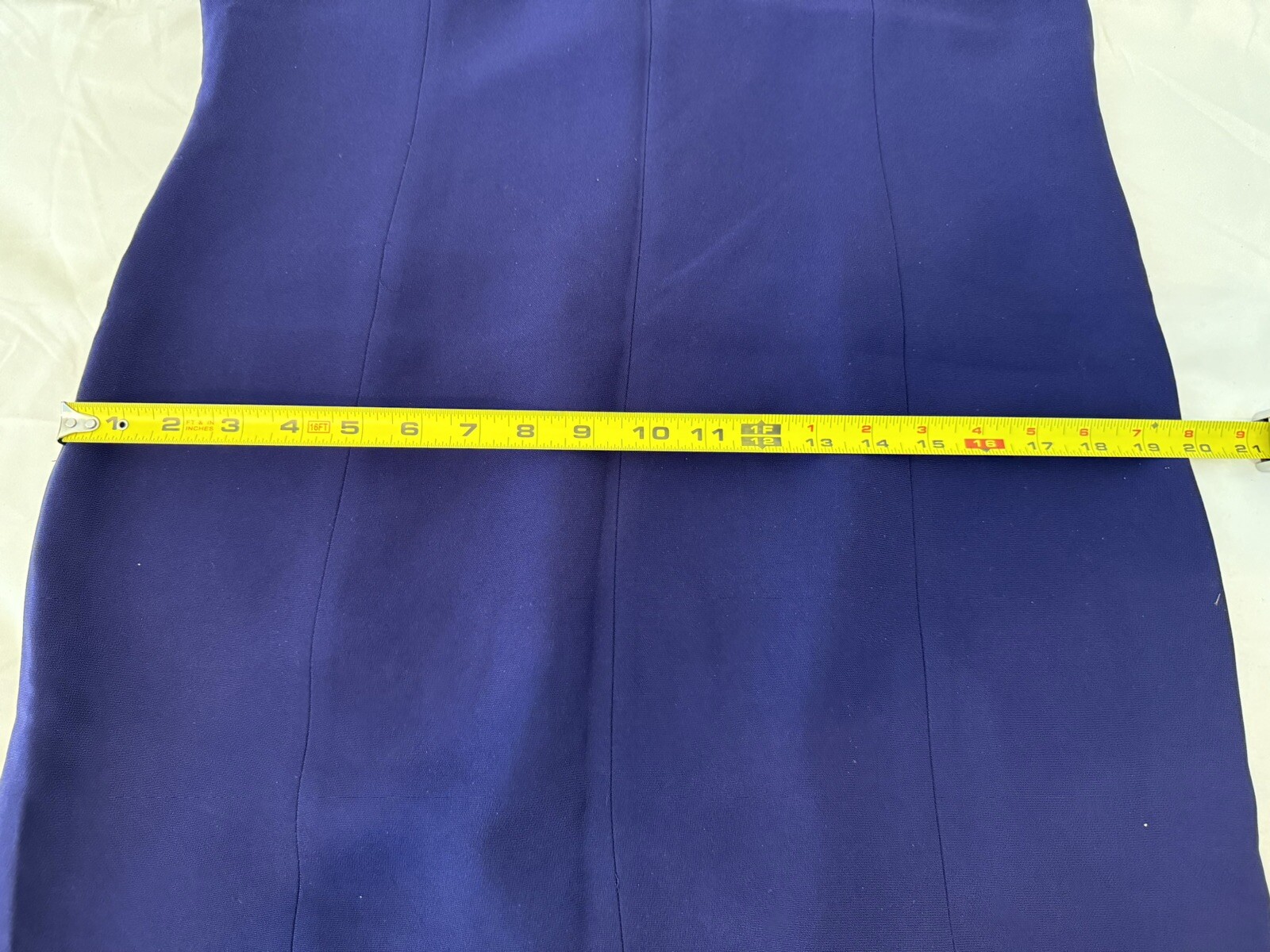 Vtg Y2k Shift Dress Jones New York Purple V-Neck Size 12