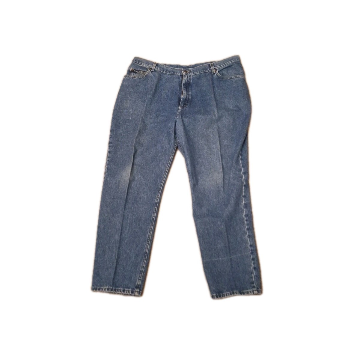 Vintage Lee Womens Plus Size Jeans 57″ Waist 30″ Inseam Comfy Dark Wash