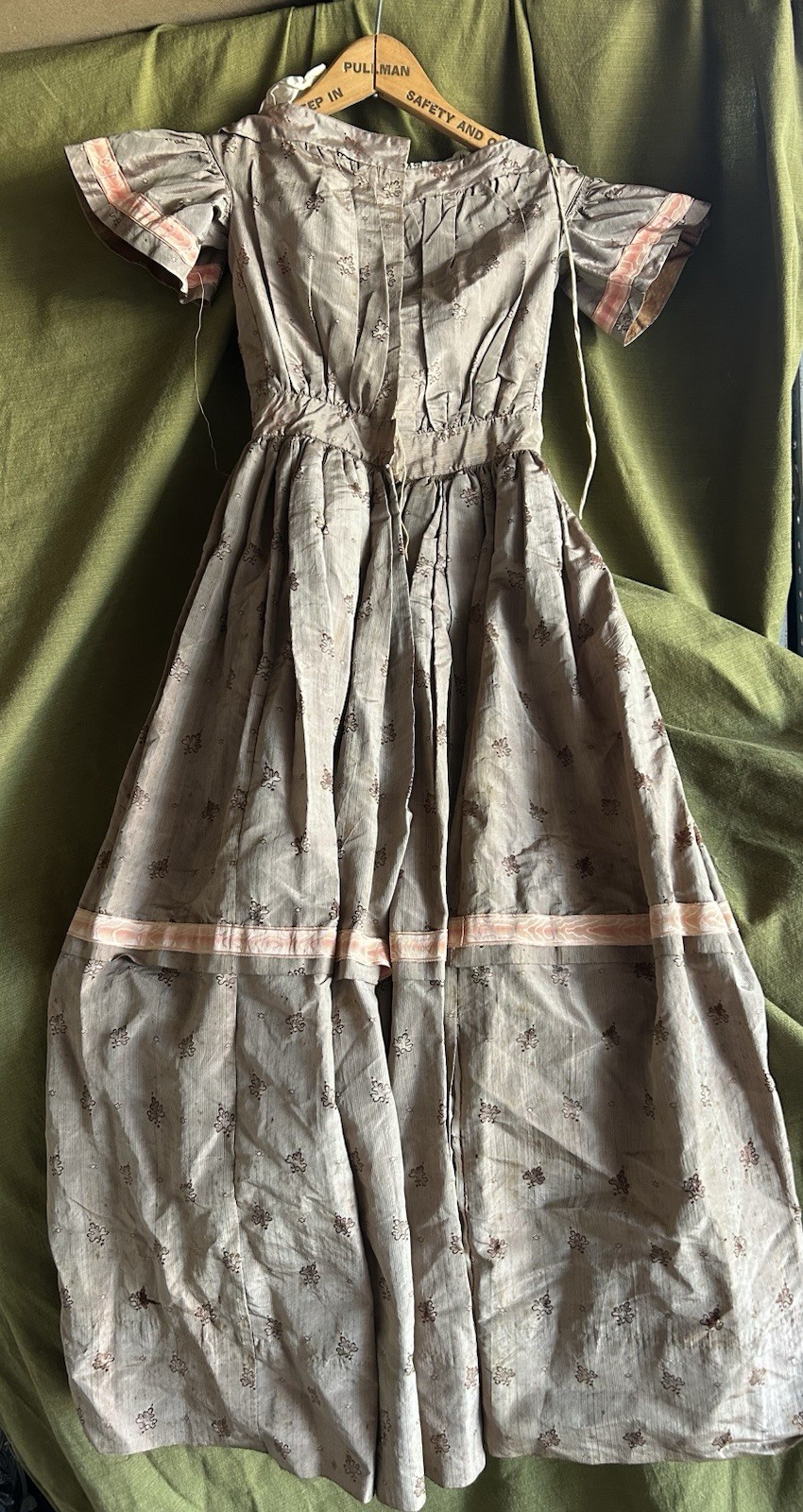 Antique 1860’s Dress Helen Jo Payne Collection Civil War Era