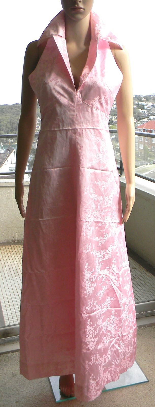 VINTAGE Ice Princess Glamour 1960s-70s Original Couture Bombshell Retro Dress