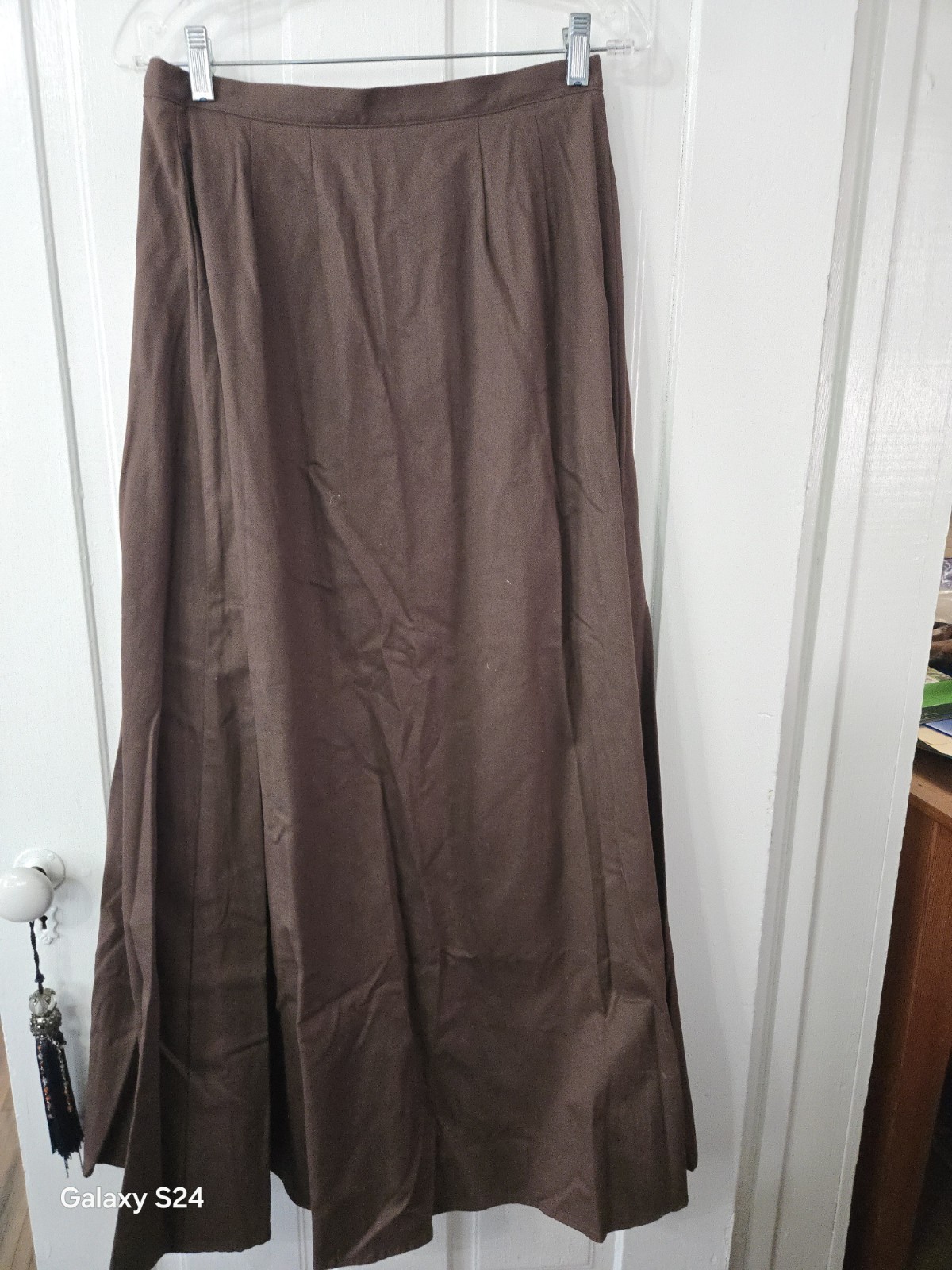 FRONTIER CLASSIC VINTAGE WESTERN HEAVY COTTON LONG SKIRT Size M