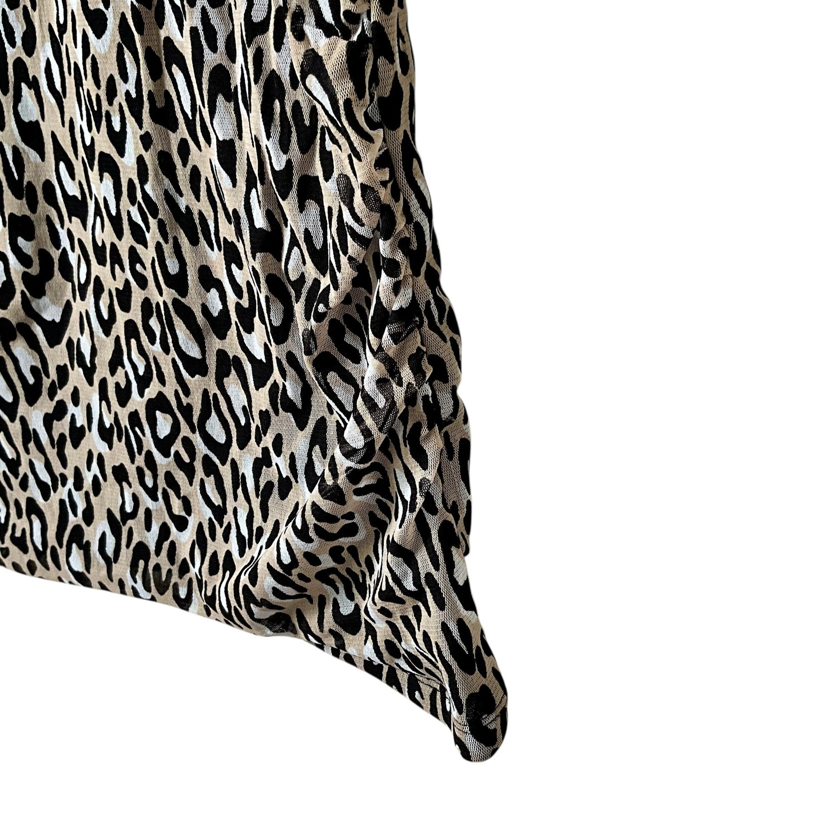 Dana Buchman Leopard Print Blouse: 90s, Y2K