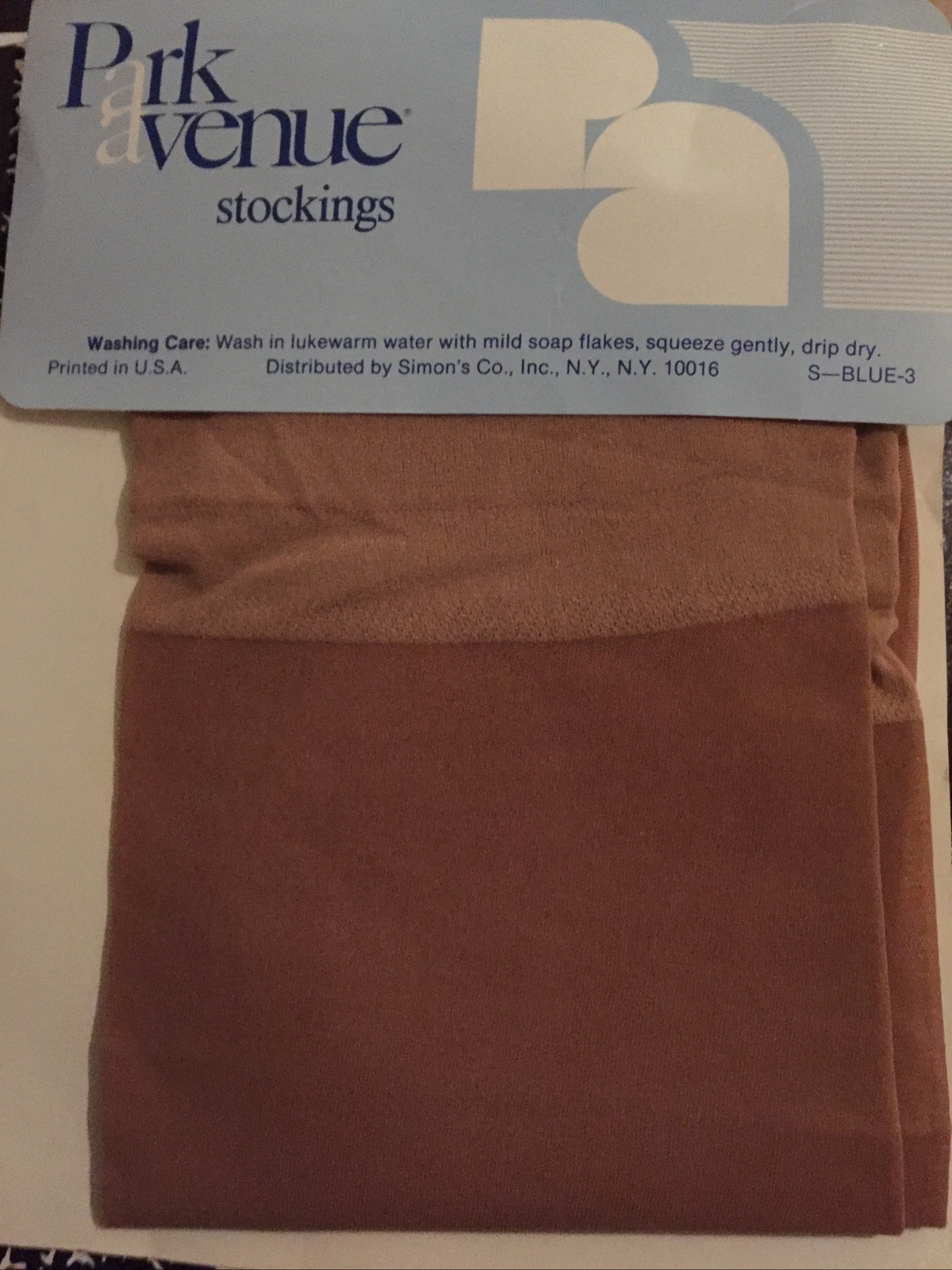 Park Avenue Size 11 1/2 – 12” Super Support Stockings Seamless NOS BEIGE-TONE