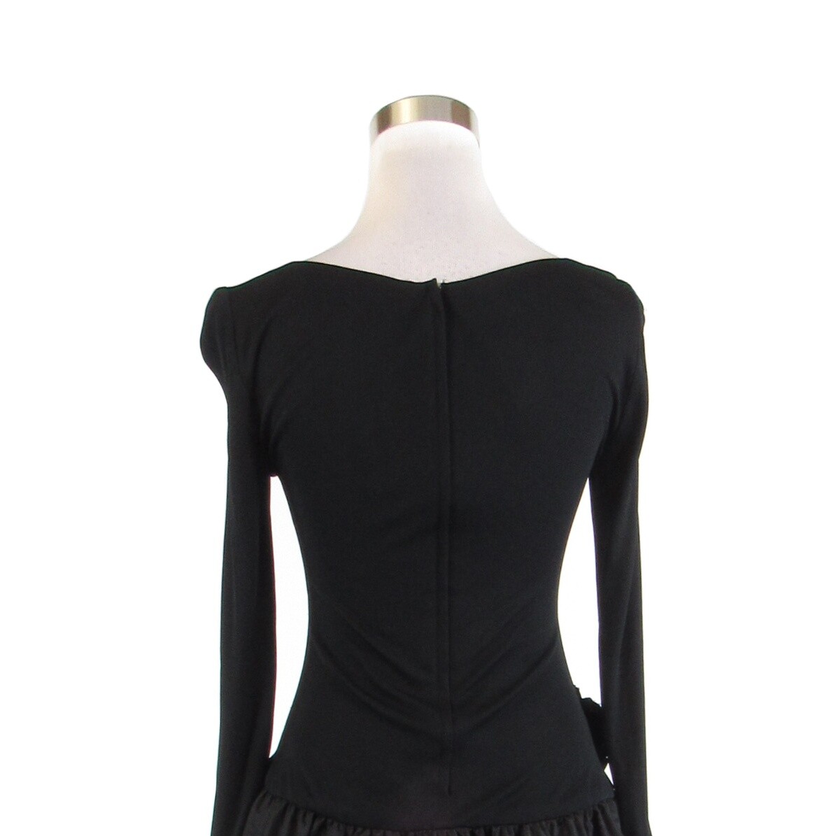 Black JILL RICHARDS long sleeve vintage A-line dress 6