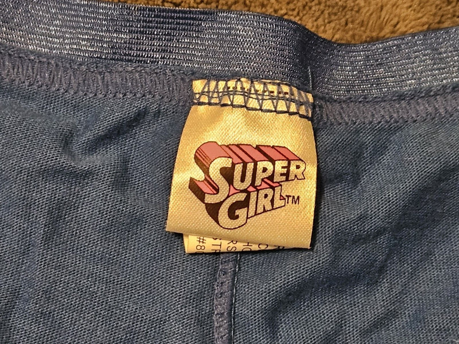 SuperGirl Intimates Women’s Hipster 100% Cotton Panties Sz: MEDIUM Color: BLUE