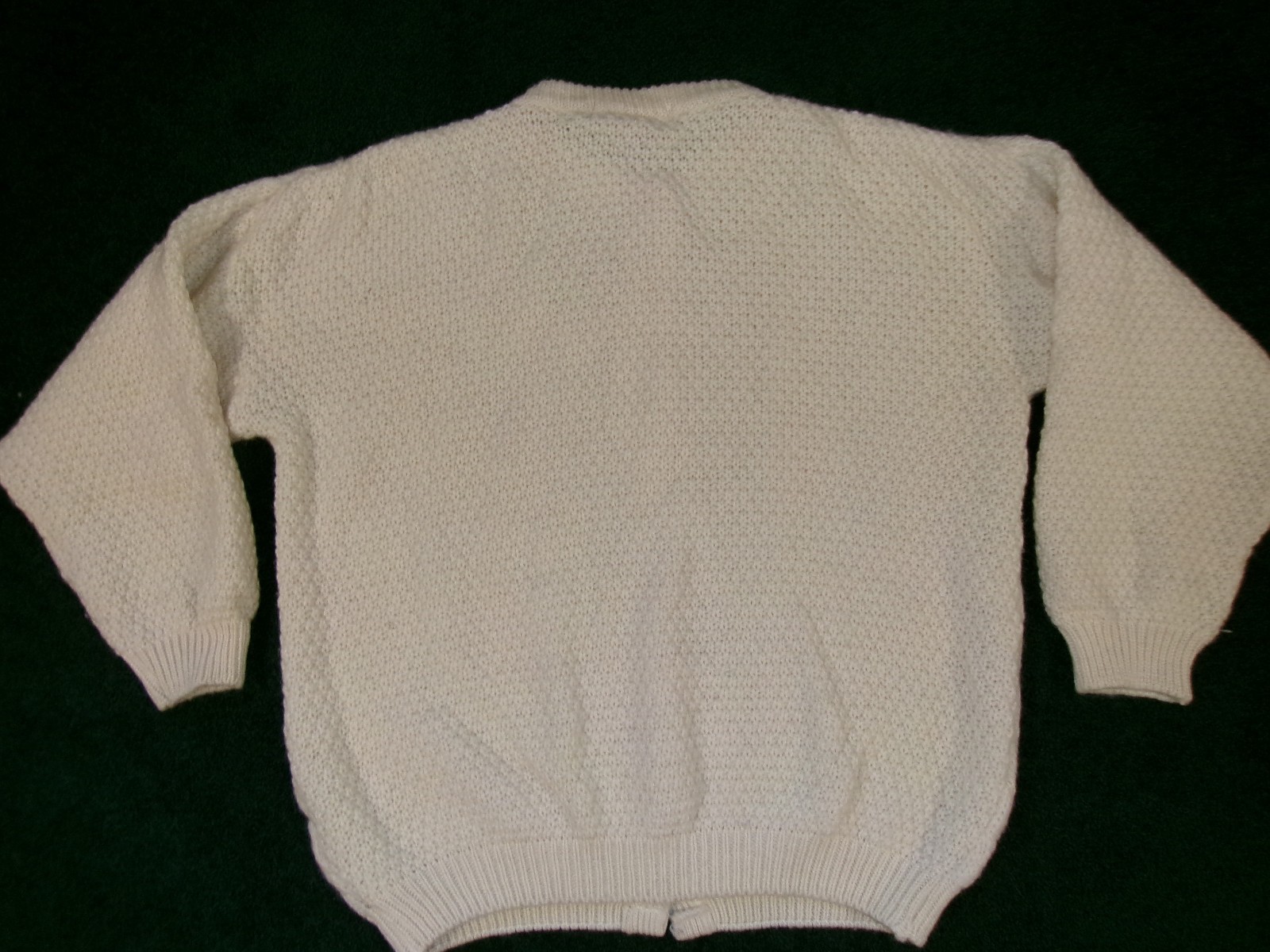 VTG 70s 80s HIGHLAND HOME INDUSTRIES SWEATER WOOL CABLE KNIT CARDIGAN SCOTLAND
