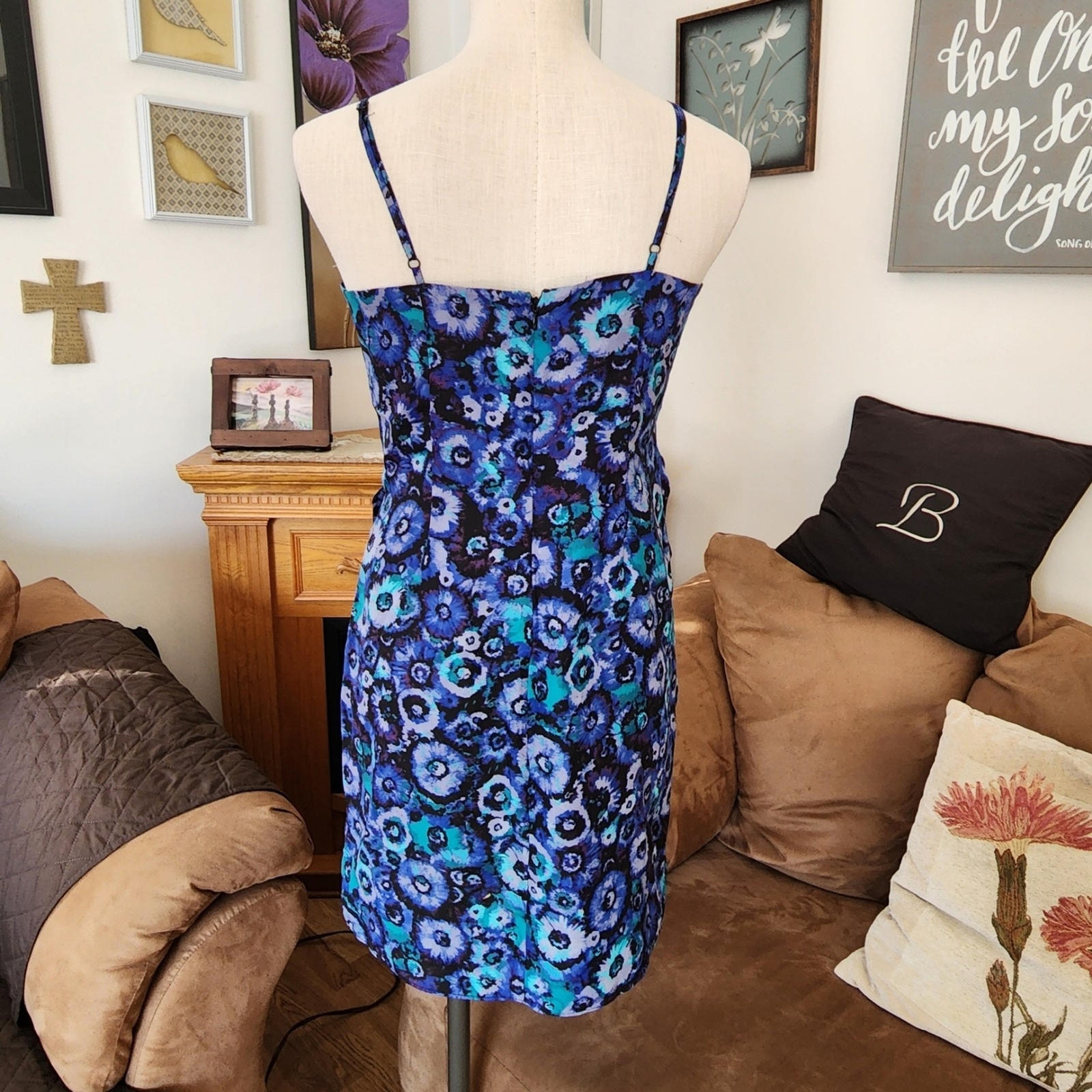 LC Lauren Conrad Spaghetti Strap Mini Dress Size 10 Vintage