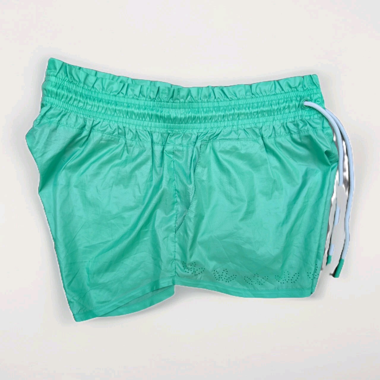 Adidas Glanz Shorts Running Womens Gym Running Sprinter 34 Retro Green Casual