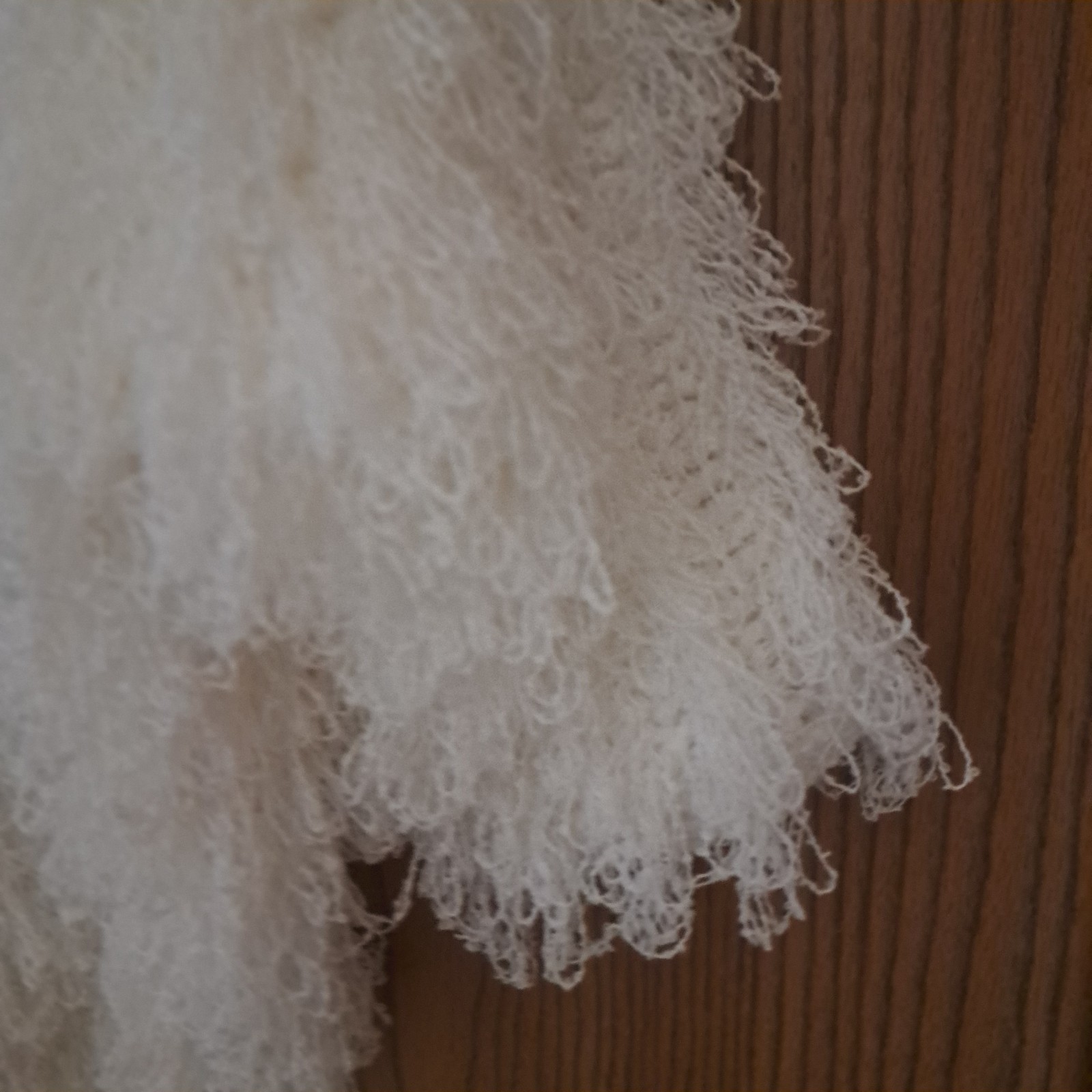 Rare Vtg 80’s Side Effects Loopy / Shaggy Crochet Hand Knit Sweater Sm/Med