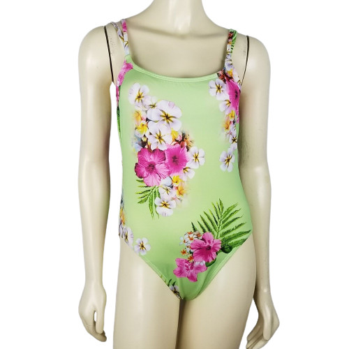 Barefoot Miss of California | Hawaiian print one piece swimsuit | Womens 6