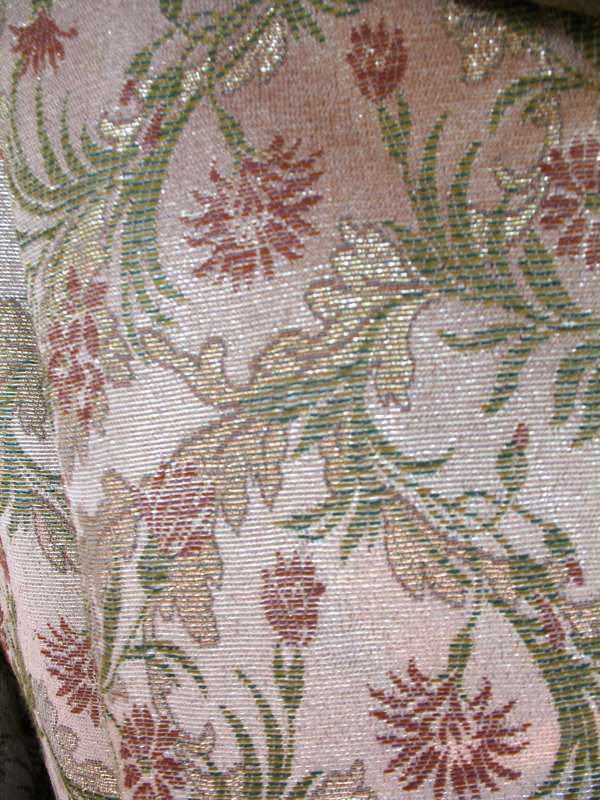 VTG 60s 70s Gino Rossi Gold Metallic Evening Cocktail Coat Floral Brocade XL 1X
