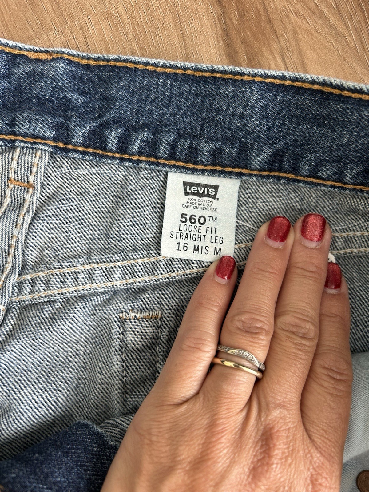 Levi’s 560 Woman’s Jeans Loose Fit, Tapered Leg, 34×31, Vintage 90s/Y2k – C1